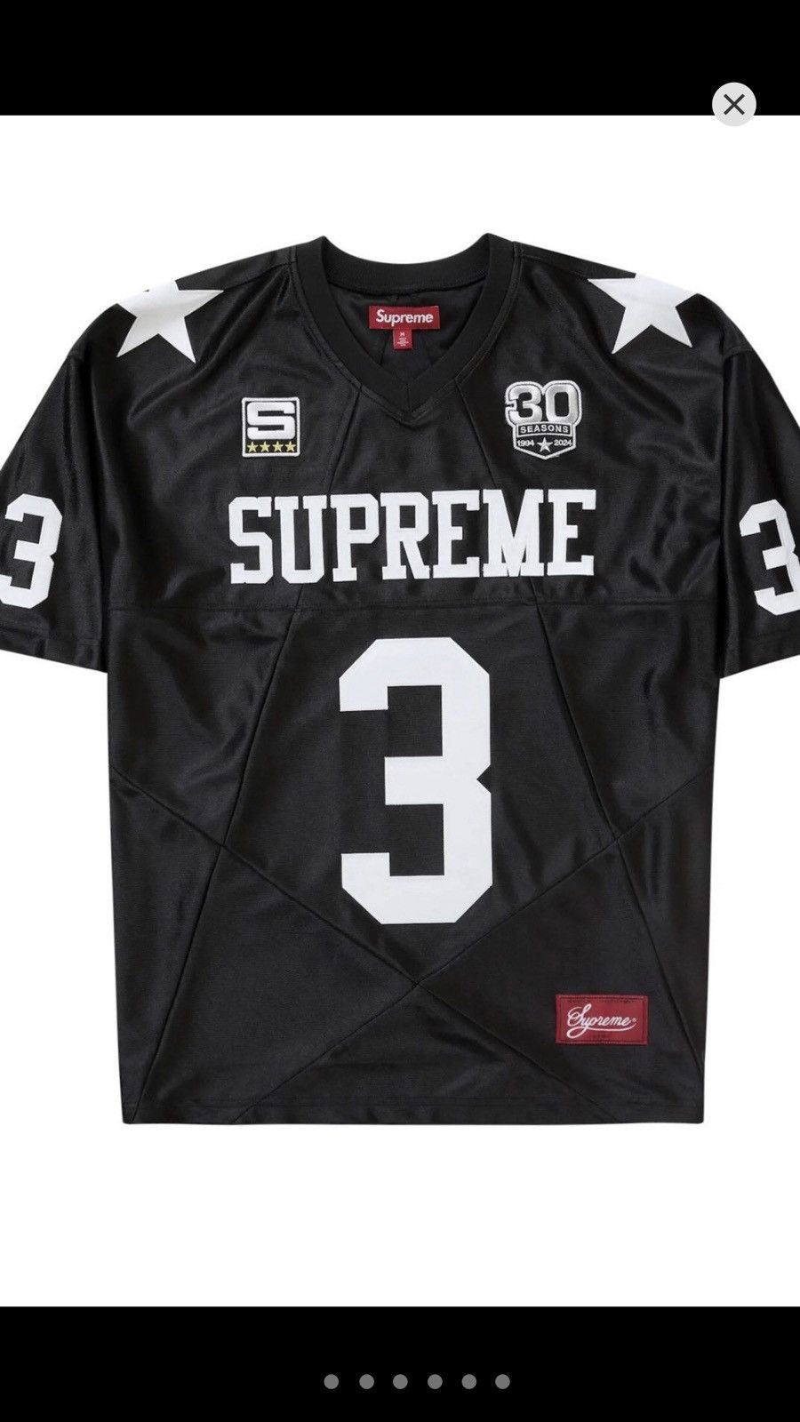 Martine Rose × Supreme Supreme Martine Rose Football Jersey
