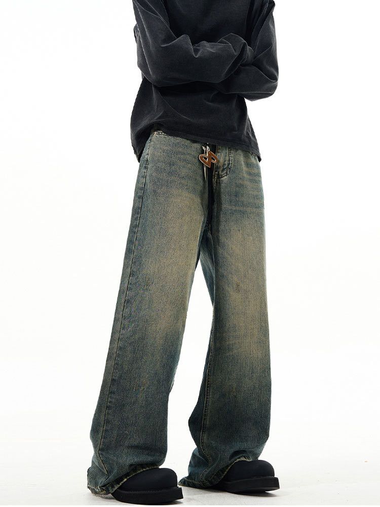 Japanese Brand × Jean Washed American cleanfit straight wide-leg vintage jeans Size US 32 / EU 48 - 5 Thumbnail