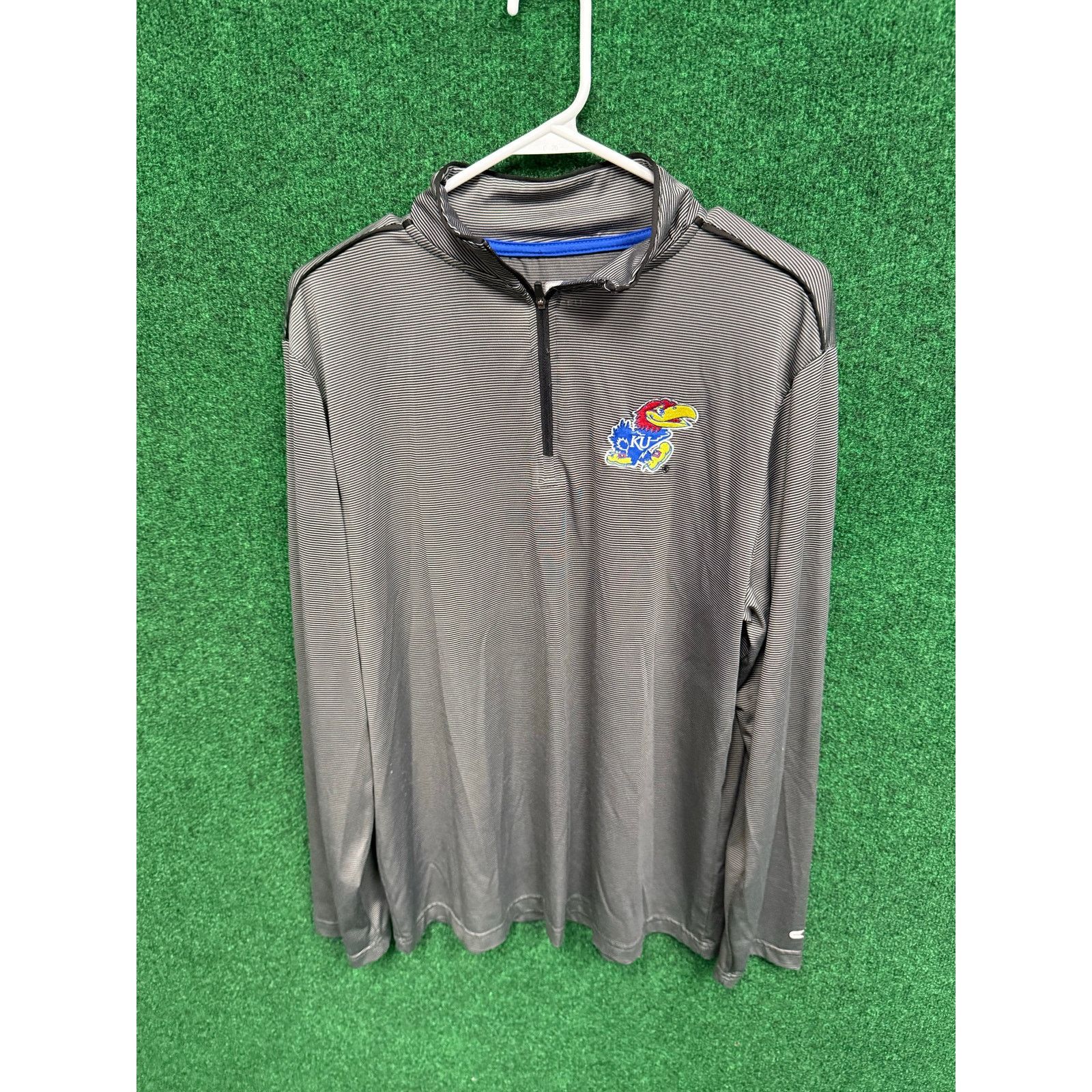 Colosseum Athletics University of Kansas Lightweight Golf Pullover Sweater Sz M Size US M / EU 48-50 / 2 - 1 Thumbnail