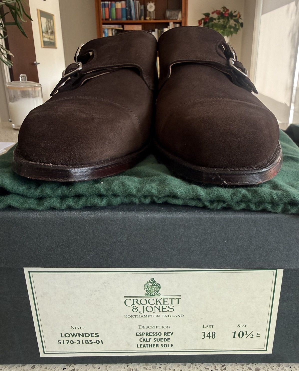 Crockett & Jones Crocket & Jones Lowndes Double Monk Size US 10.5 / EU 43-44 - 3 Thumbnail