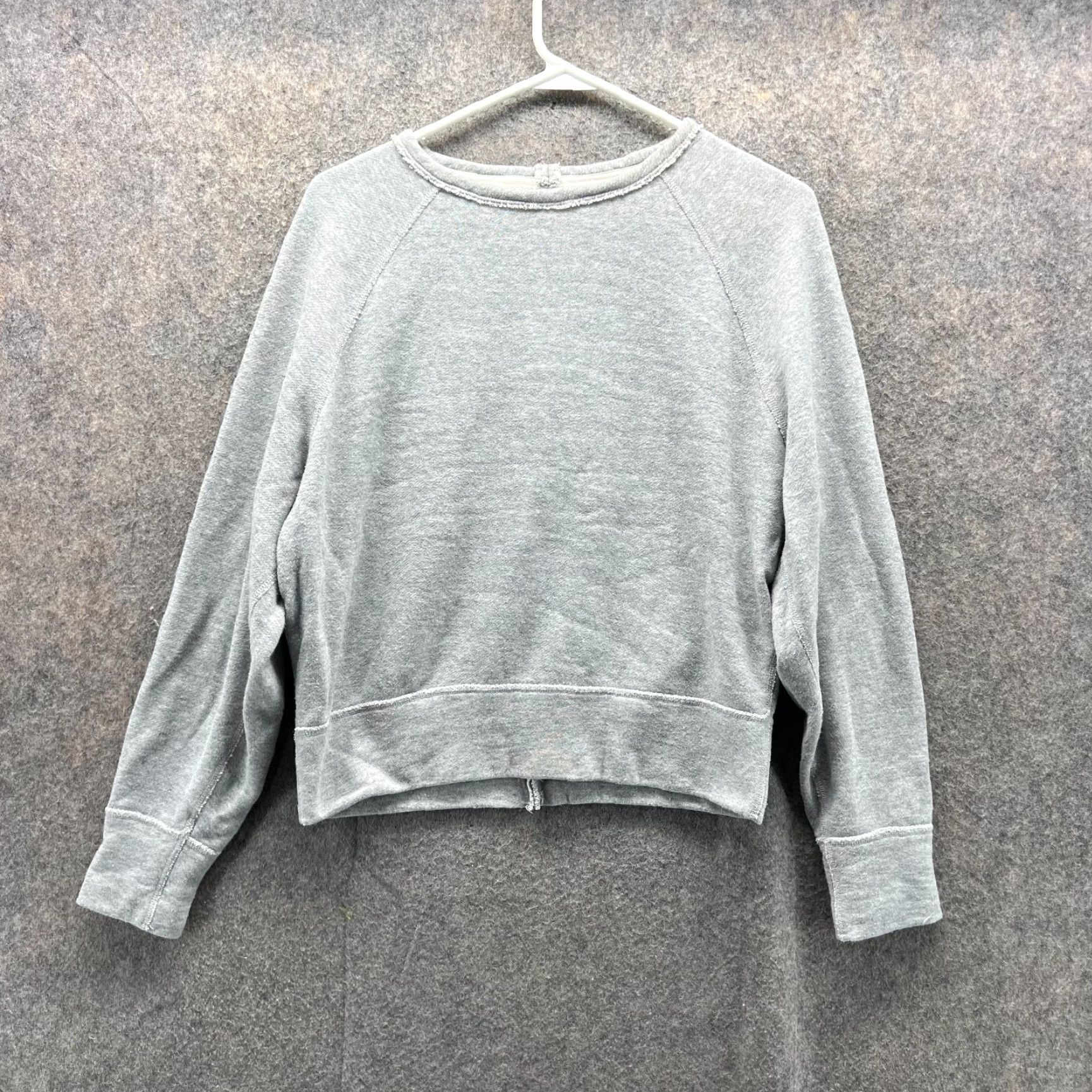 Rag & Bone Rag & Bone Sweater Women Small Gray Pullover Crewneck Cotton Fleece Logo, All Seasons, Regular Fit, Machine Washable, Casual, Formal, Workwear, - 9 Size S / US 4 / IT 40 - 3 Thumbnail