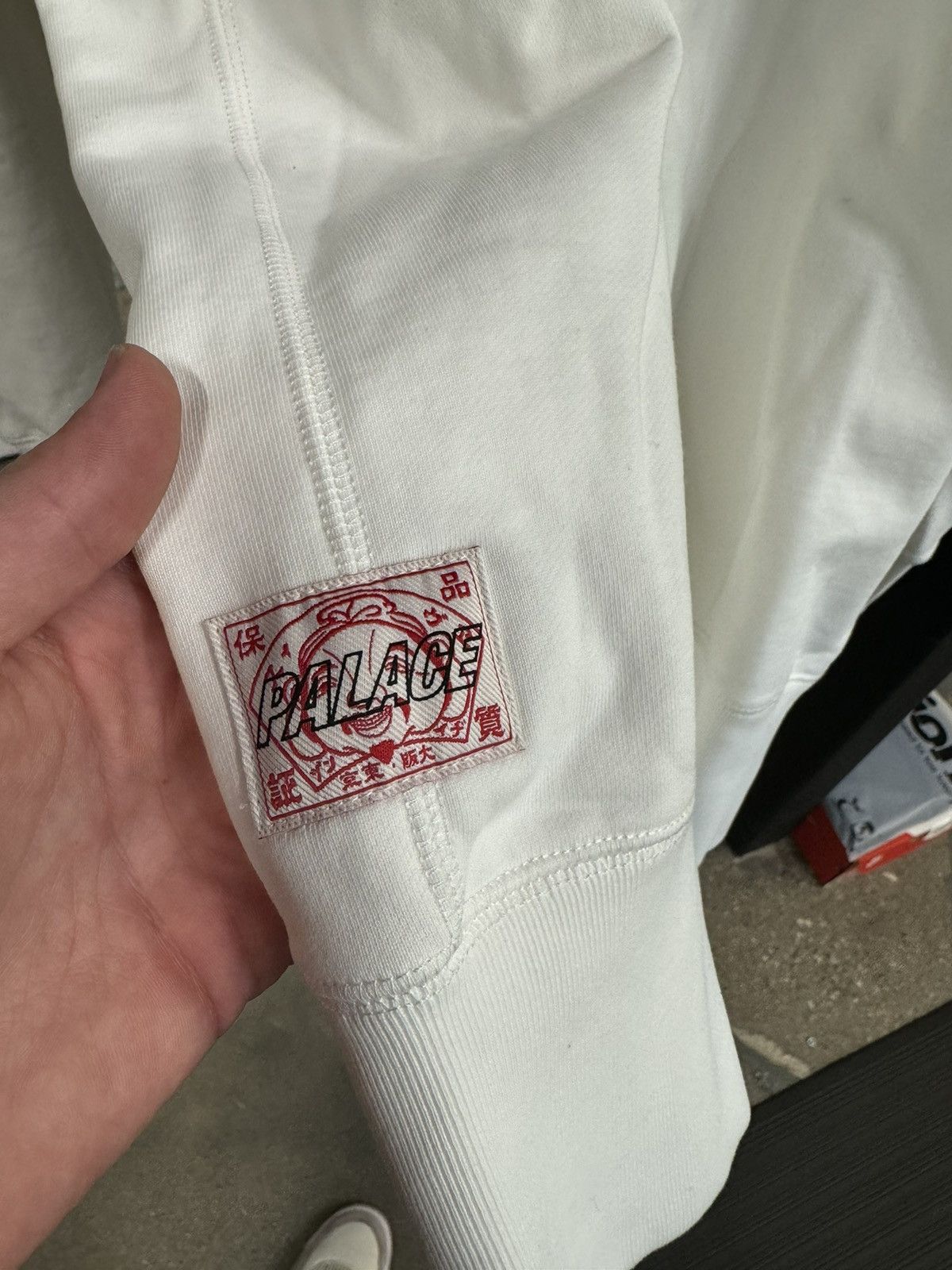 Evisu × Palace Palace Evisu Reversible Crew Ecru Size US M / EU 48-50 / 2 - 2 Thumbnail