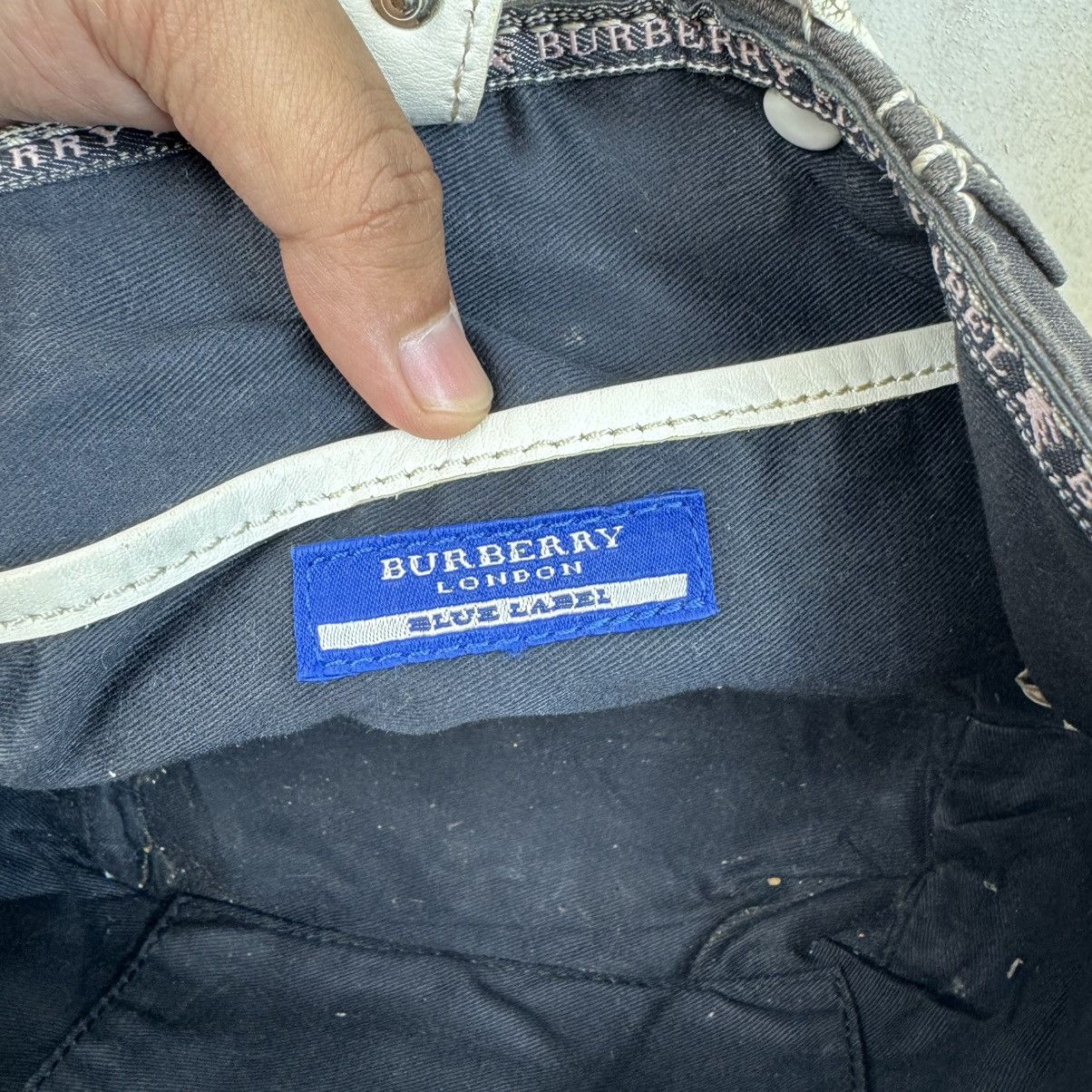 Burberry Vintage Burberry Blue Label Small Tote Bag Size ONE SIZE - 7 Thumbnail