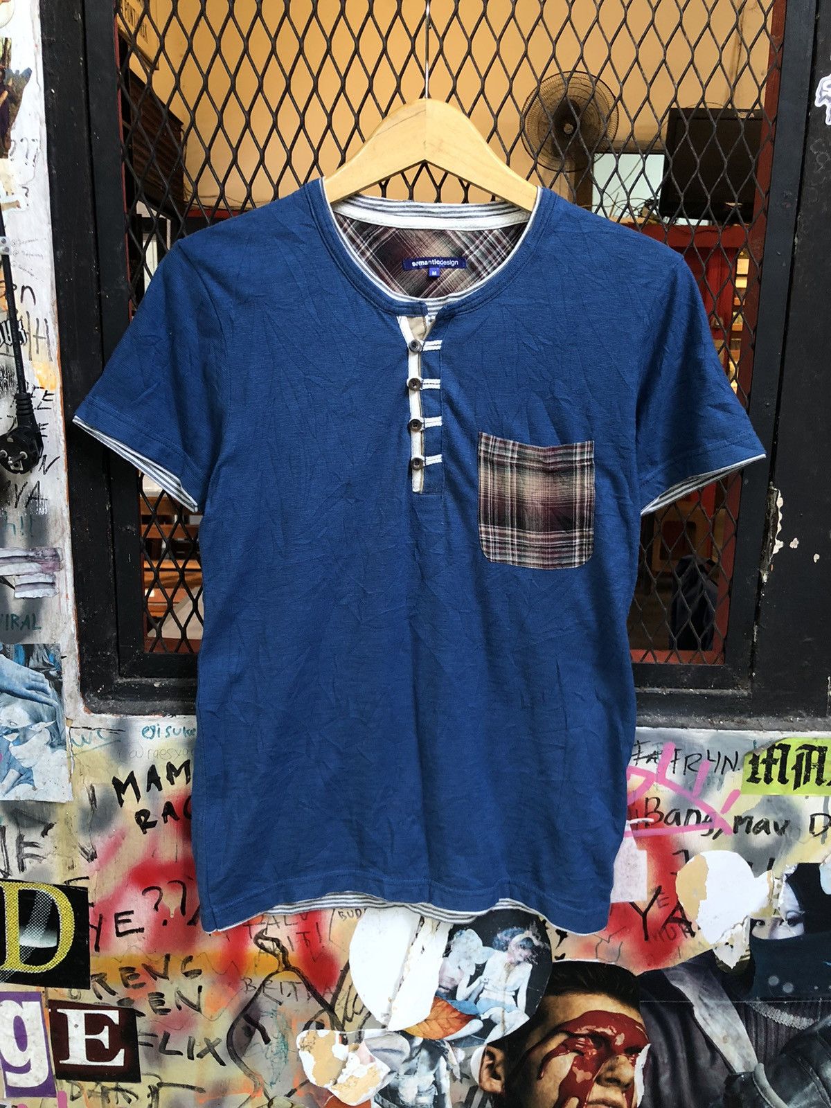 Japanese Brand × semanticdesign JAPANESE SEMANTIC DESIGN DOUBLE LAYER SHIRT Size US M / EU 48-50 / 2 - 1 Thumbnail