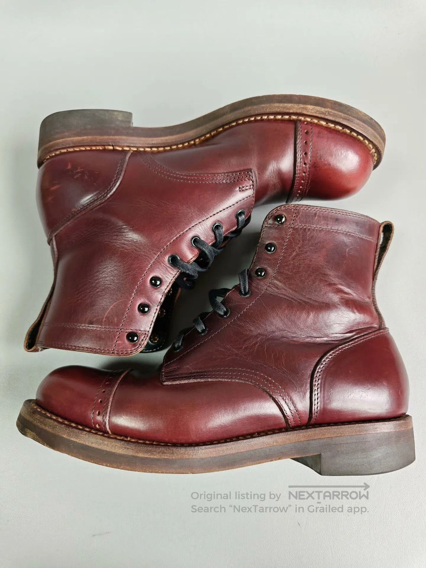 Rolling Dub Trio ROLLING DUB TRIO A09 Combat Boots. Size US 7.5 / EU 40-41 - 5 Thumbnail