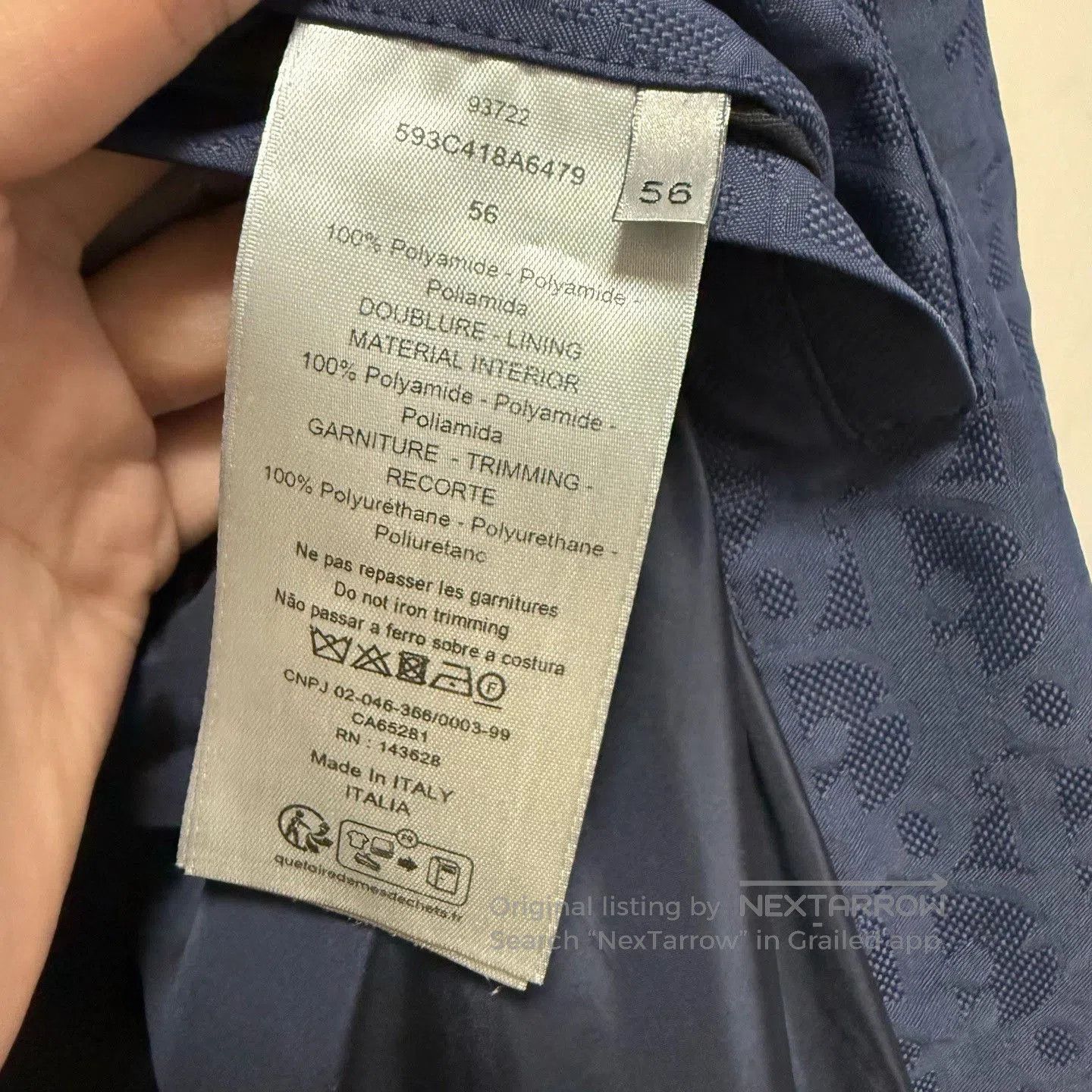 Dior DIOR FW25 Oblique Pattern Jacket. Size US XL / EU 56 / 4 - 3 Thumbnail