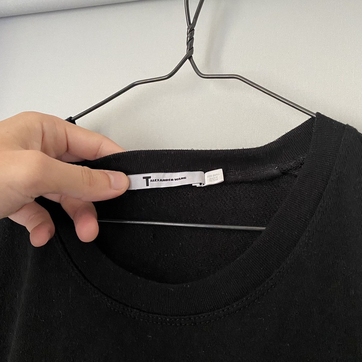 T by Alexander Wang ALEXANDER WANG OVERSIZE MINIMAL BLACK T SHIRT Size US S / EU 44-46 / 1 - 4 Thumbnail