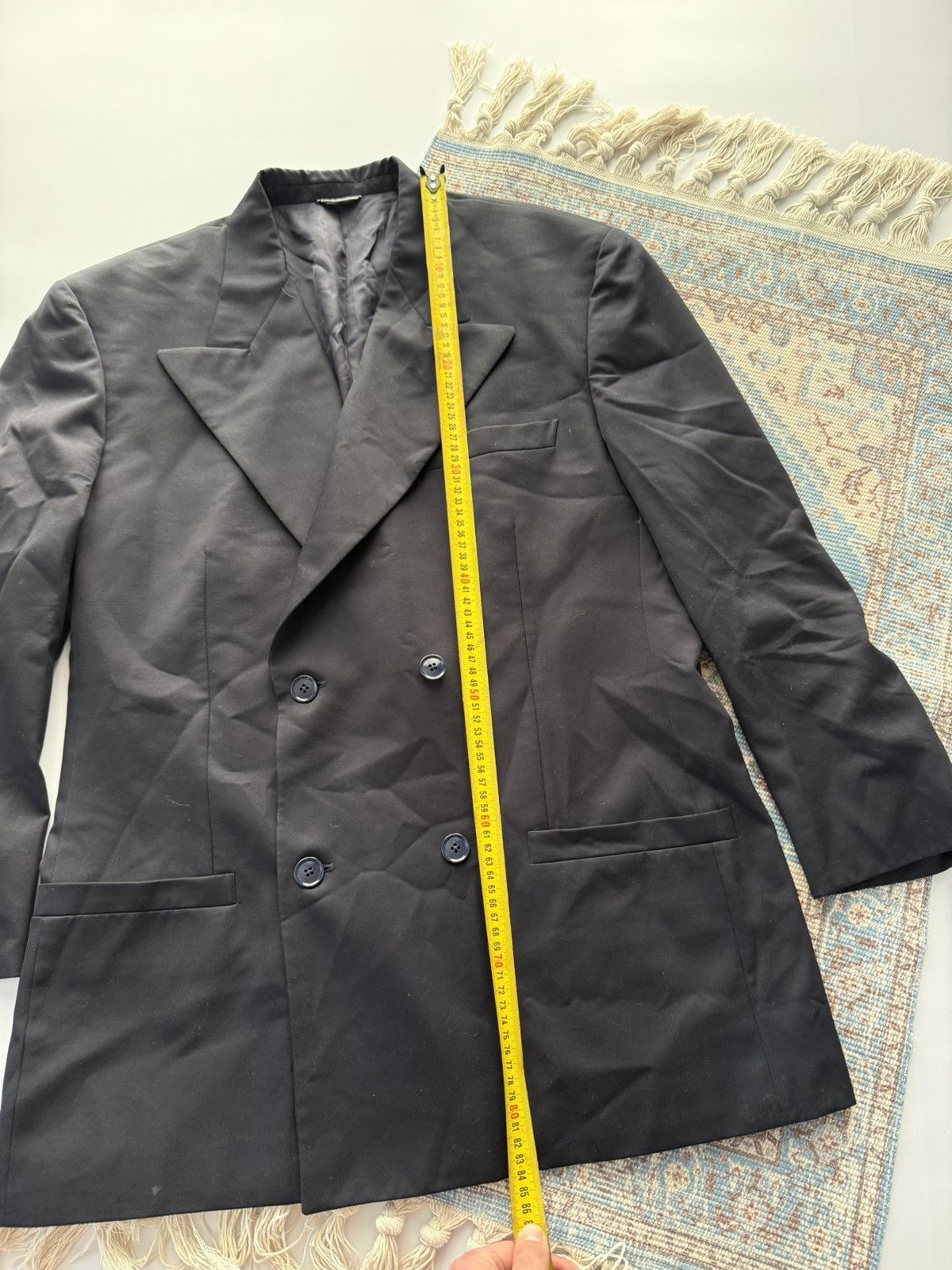 Versace Rare 90s Istante by Gianni Versace Luxury Mens Blazer Size 54L - 11 Thumbnail