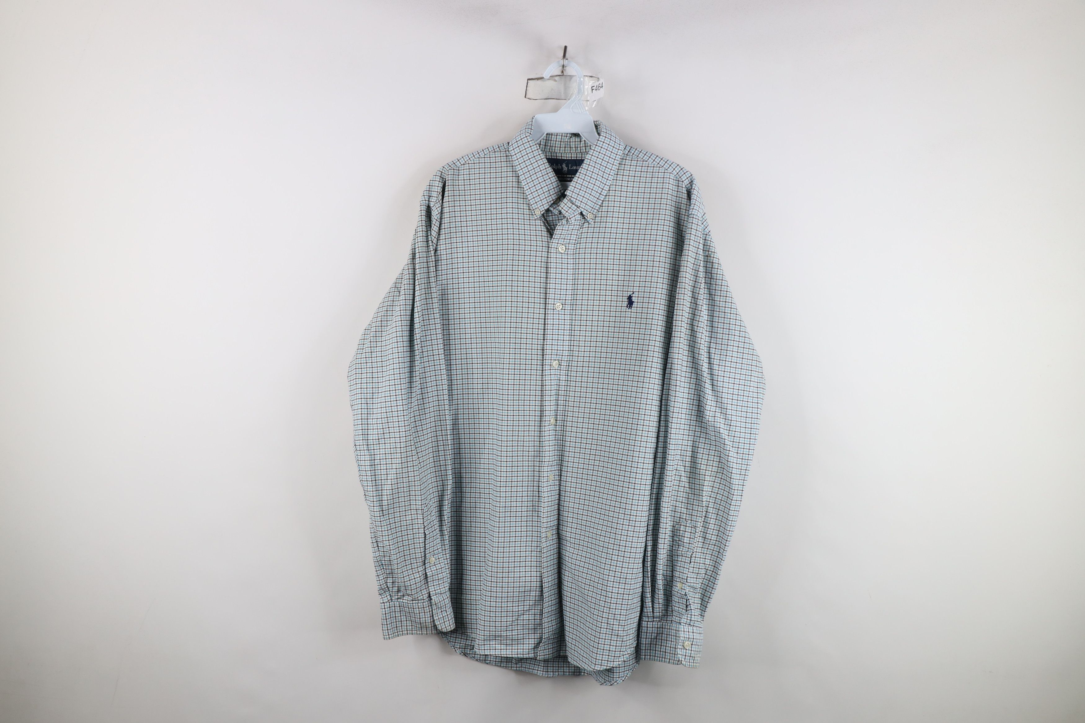 Polo Ralph Lauren Vintage 90s Ralph Lauren Custom Fit Button Down Shirt Plaid Size US L / EU 52-54 / 3 - 1 Thumbnail
