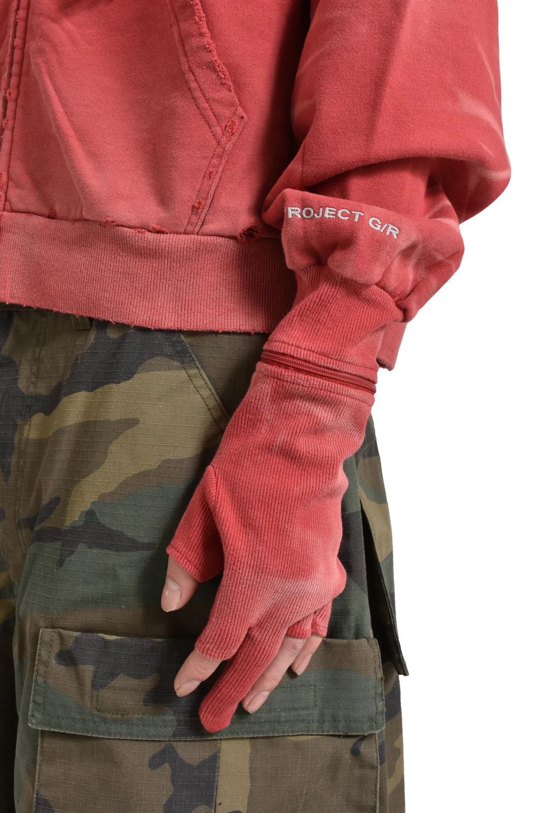 PROJECT G/R Project GR ZYGON ZIP HOODIE Red Protocol Index size 2 stk Size US M / EU 48-50 / 2 - 7 Thumbnail