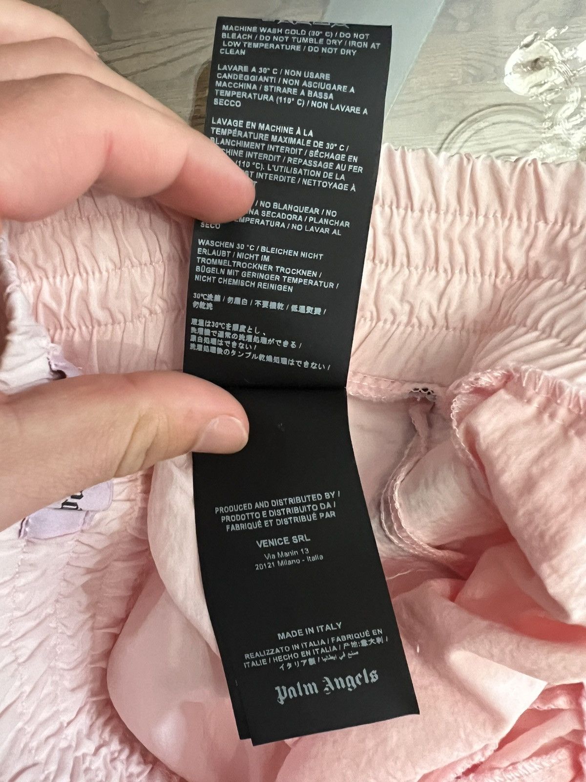 Palm Angels Palm Angels Loose Fit Track Pants Baby Pink Size 27" / US 4 / IT 40 - 7 Thumbnail