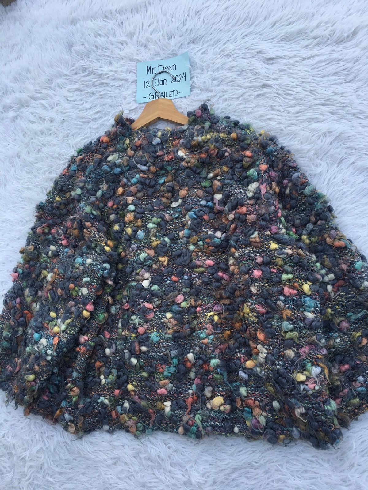 Japanese Brand Rare Vintage Japanese Brand Knitted Wool Jacket Size L / US 10 / IT 46 - 14 Thumbnail