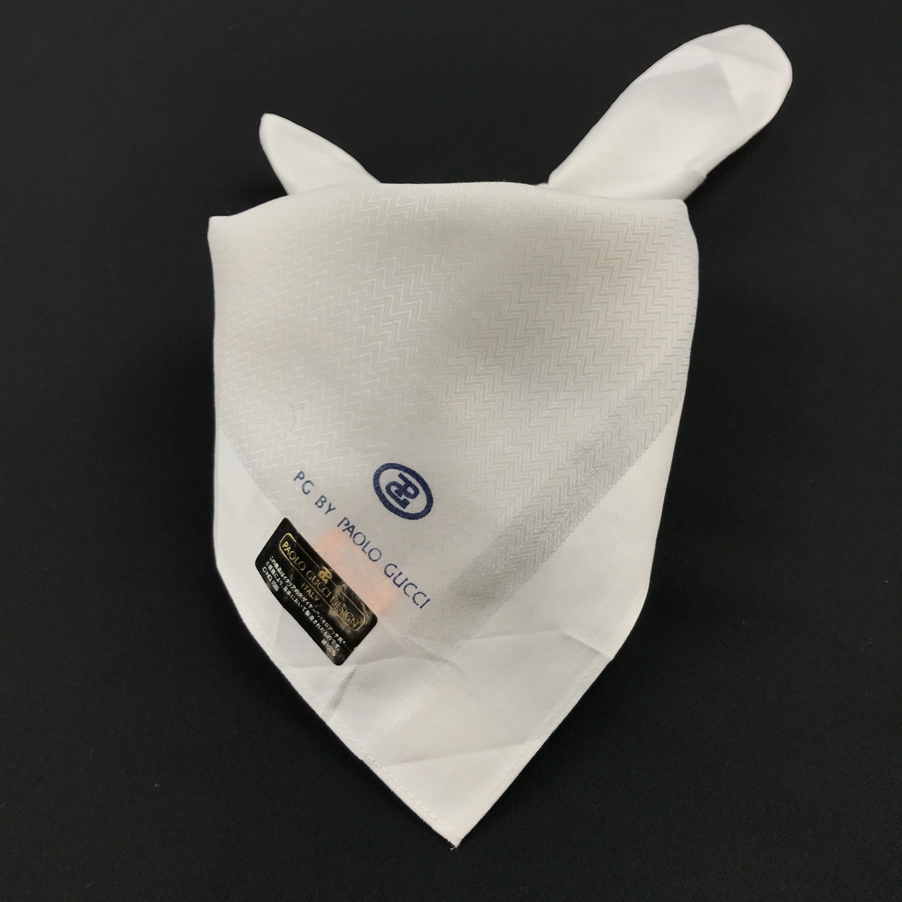 Paolo Gucci × Vintage Vintage Paolo Gucci Bandana Neckerchief Handkerchief Size ONE SIZE - 4 Thumbnail
