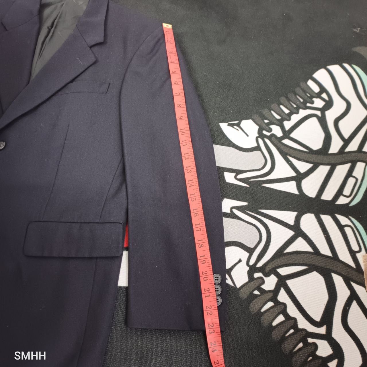 Yohji Yamamoto 🔥A.A.R. Yohji Yamamoto x Durban Blazer 2B – Dark Navy – M Size 40R - 20 Thumbnail