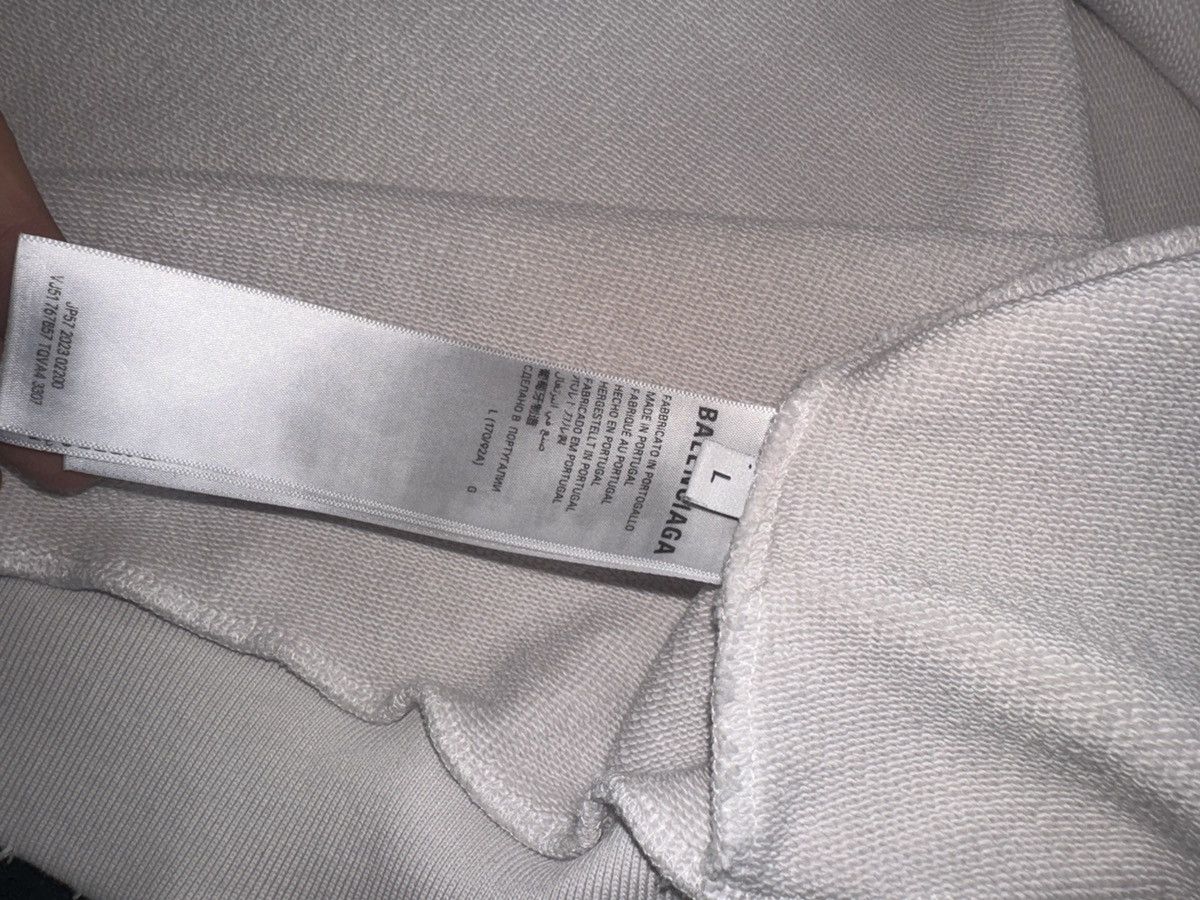 Balenciaga BALENCIAGA STENCIL TYPE ZIP-UP HOODIE Size US L / EU 52-54 / 3 - 11 Thumbnail