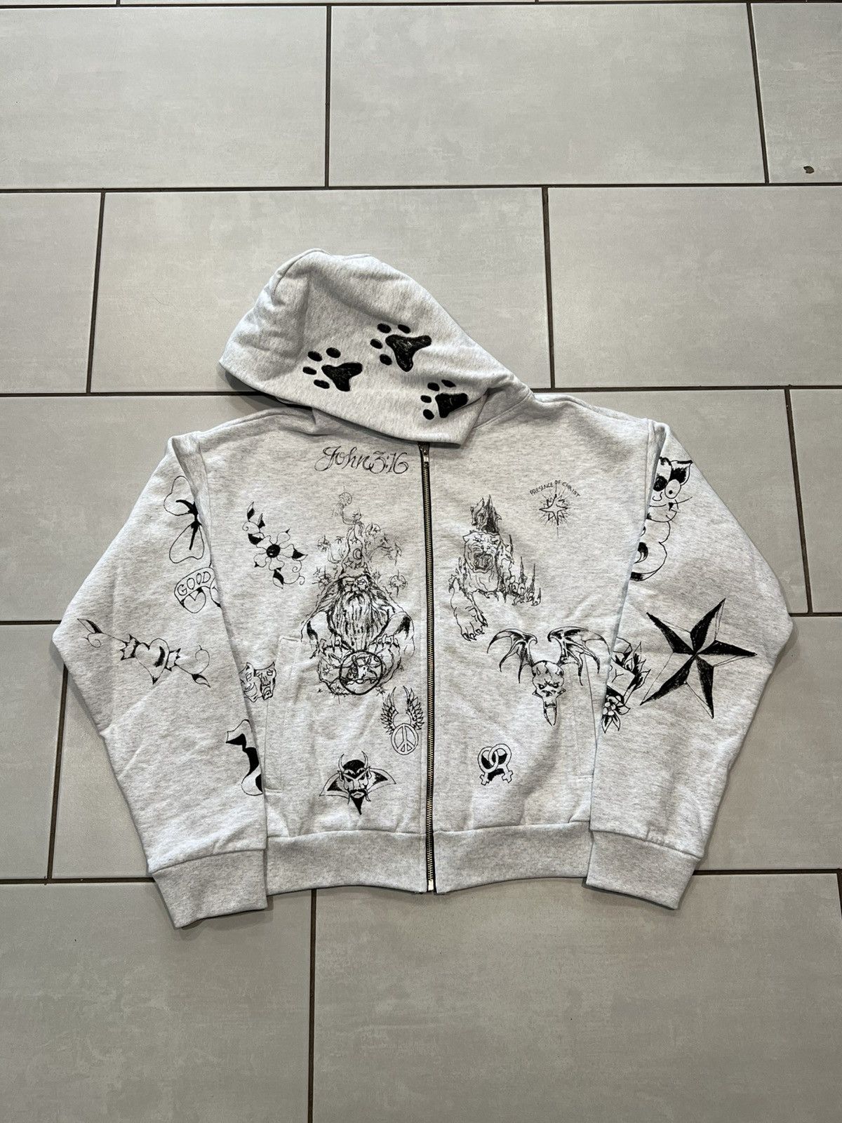 basketcase gallery Basketcase Gallery Target Practice Zip Up | Grailed