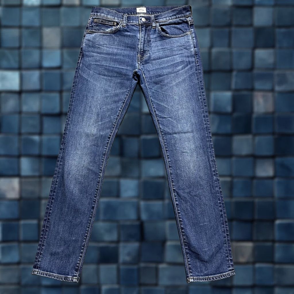 J.Crew J Crew Jeans Mens 484 Slim Fit 30x32 (31x30.5) Blue Japanese Kurabo Denim GUC Size US 32 / EU 48 - 1 Thumbnail