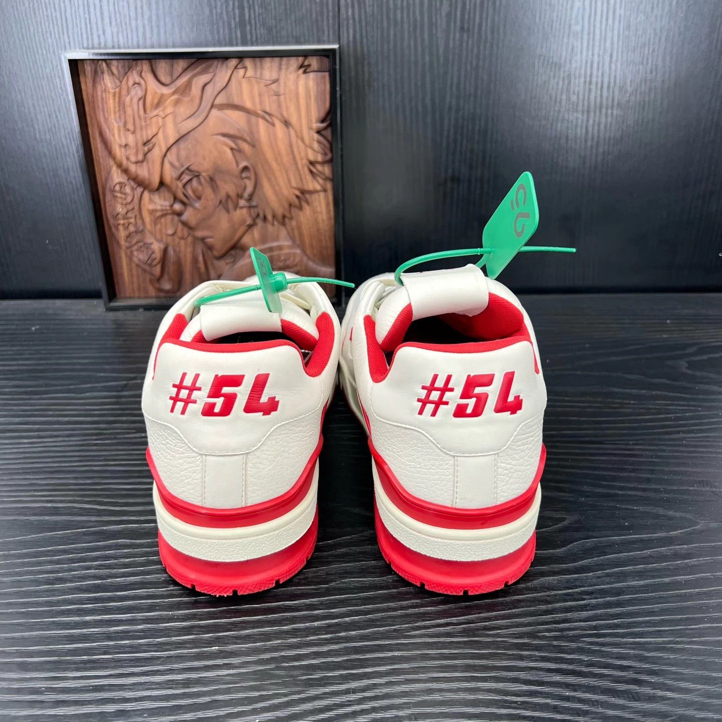 Louis Vuitton LV Trainer White Red 42.5 99 New Size US 9.5 / EU 42-43 - 6 Thumbnail