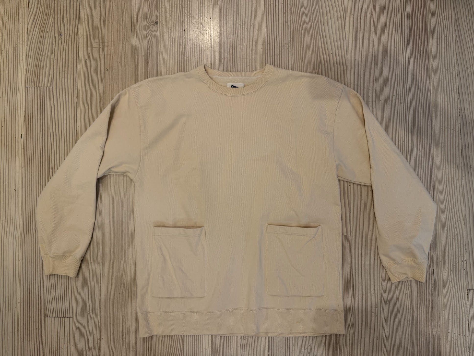 Pilgrim Surf + Supply Pocketed Sweatshirt (Natural) Size US XL / EU 56 / 4 - 2 Thumbnail