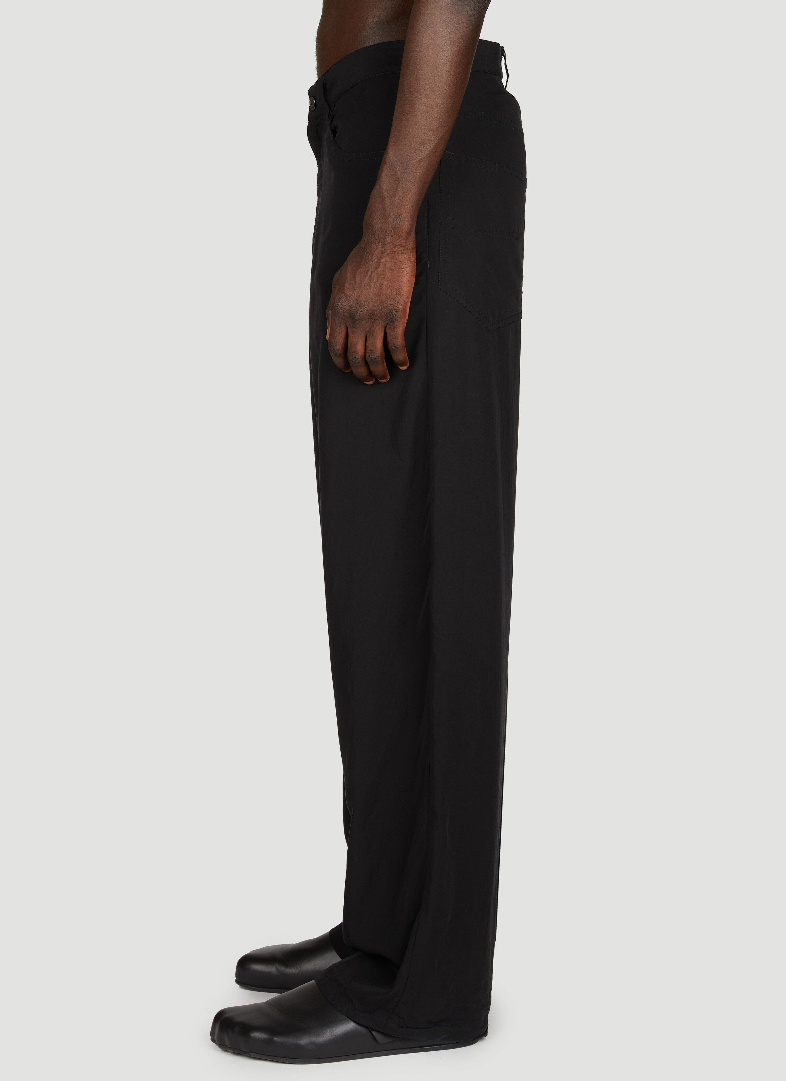 Balenciaga o1w1db10126 5-Pocket Baggy Pants in Black Size US 28 / EU 44 - 3 Thumbnail