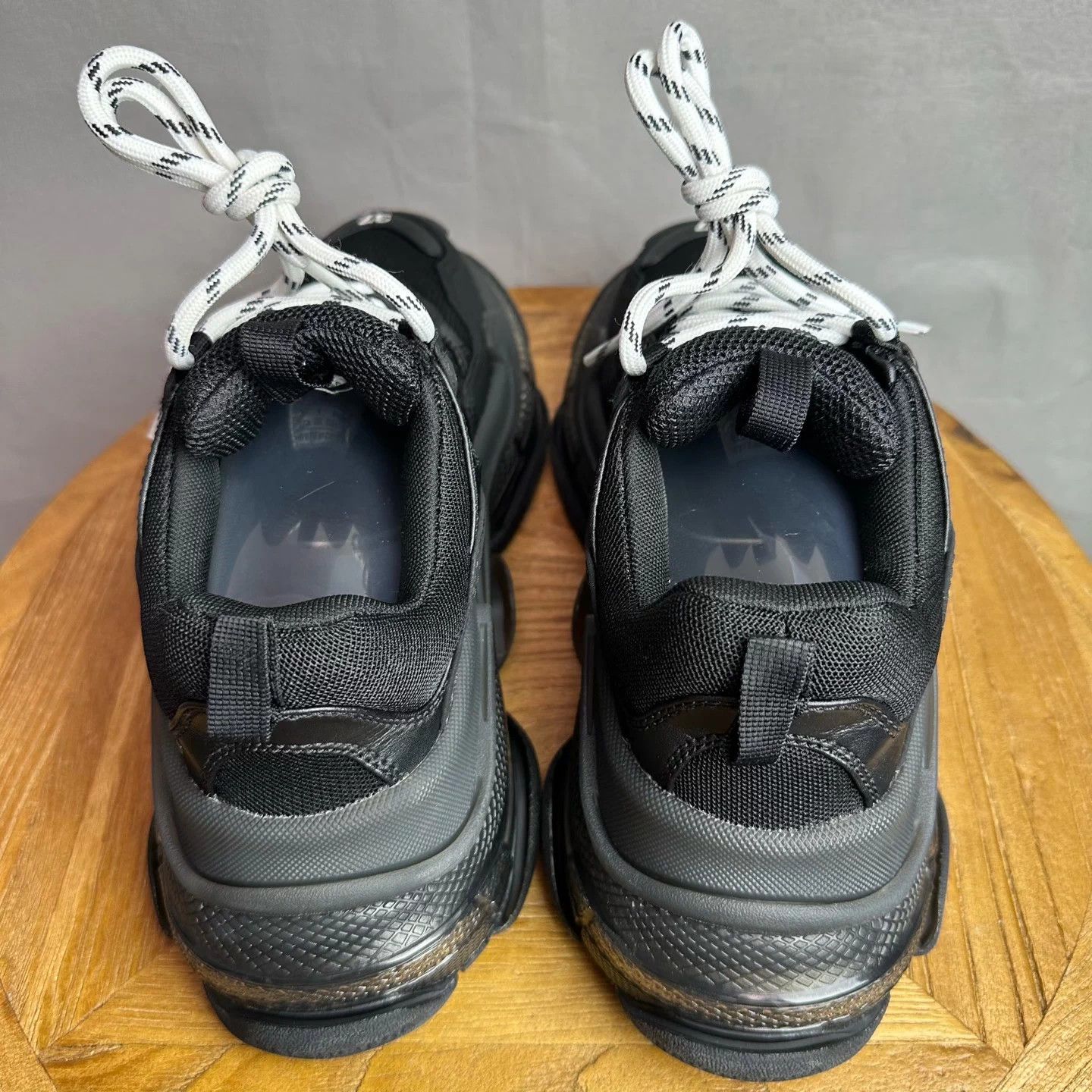 Balenciaga Balenciaga Triple S Black 37 98 New Box & Dust Bag Size US 6 / IT 36 - 6 Thumbnail