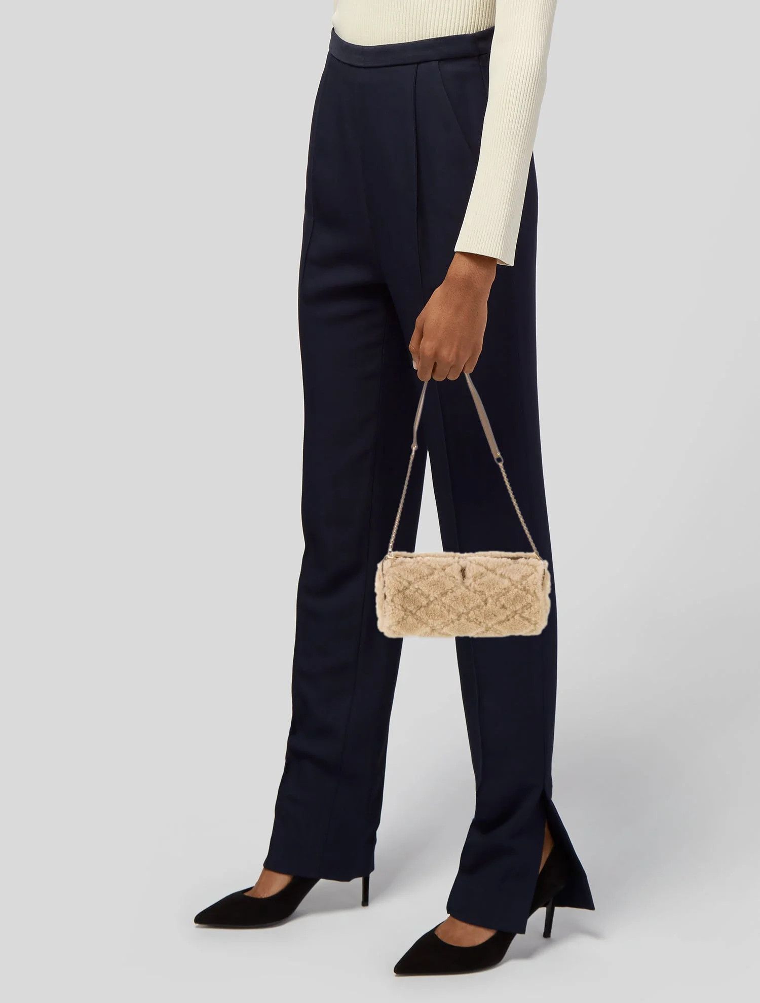 Saint Laurent Paris o1s1wg111025 Size: OS / Small Tube Sade Bag in Beige Size ONE SIZE - 2 Thumbnail