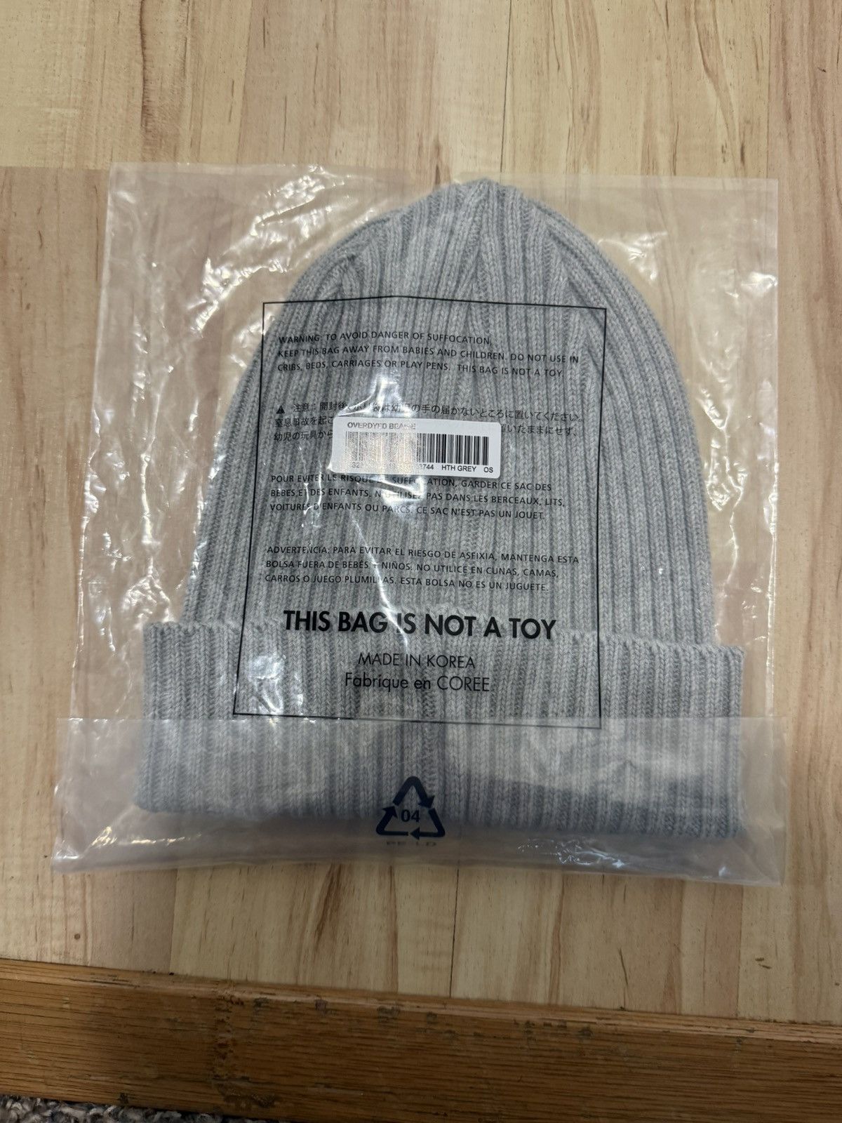Supreme Supreme Overdyed Grey Beanie Size ONE SIZE - 2 Thumbnail