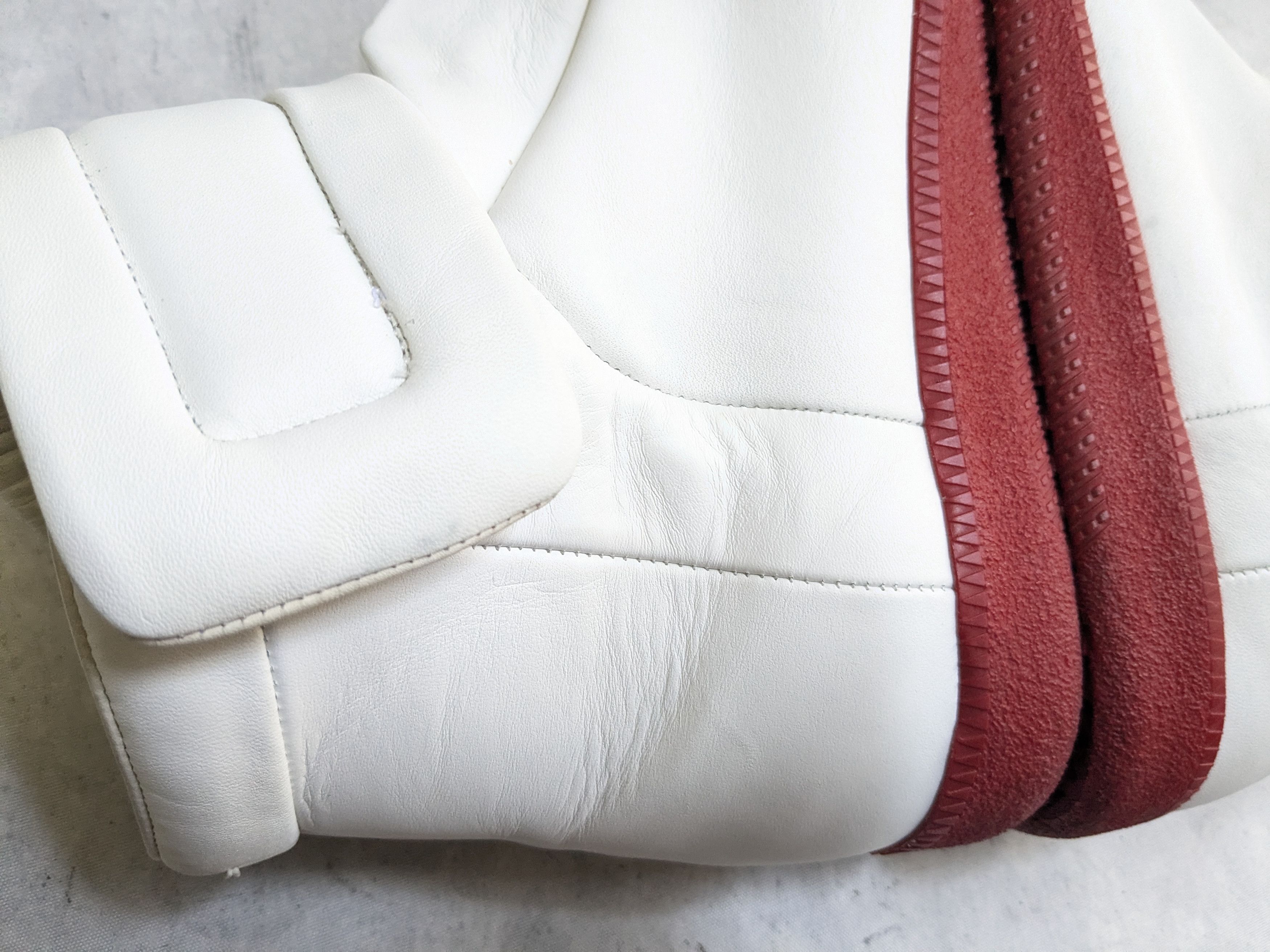 Maison Margiela Maison Margiela Future White Red 11 44 High Tops Leather Size US 11 / EU 44 - 15 Thumbnail