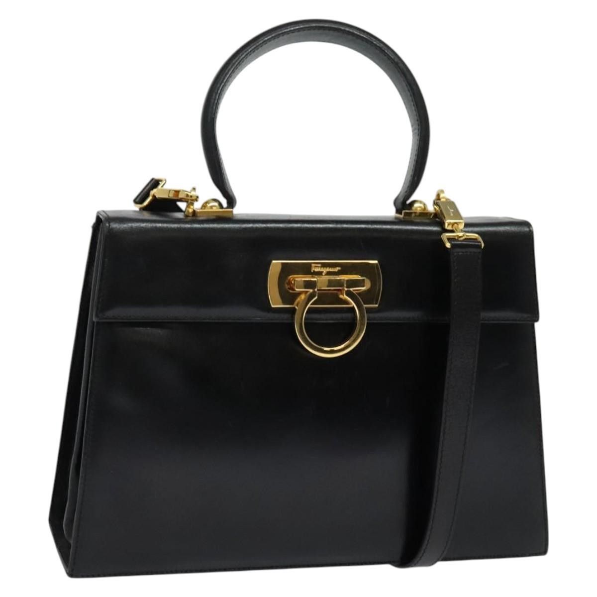Salvatore Ferragamo Salvatore Ferragamo Gancini Convertible Top Handle Bag Leather Size ONE SIZE - 1 Thumbnail