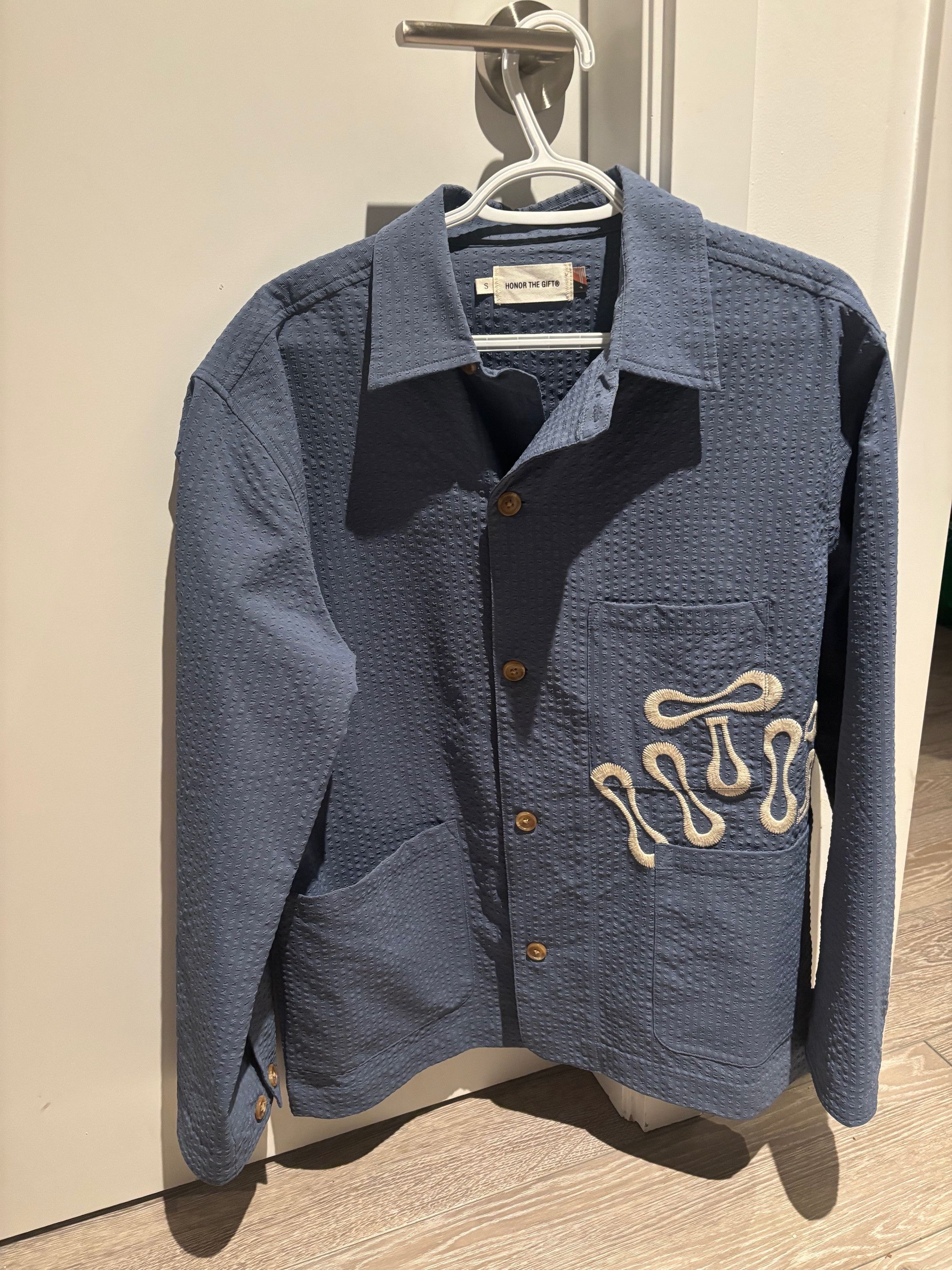 Honor the Gift Honor the Gift Blue Overshirt S Size US S / EU 44-46 / 1 - 1 Thumbnail