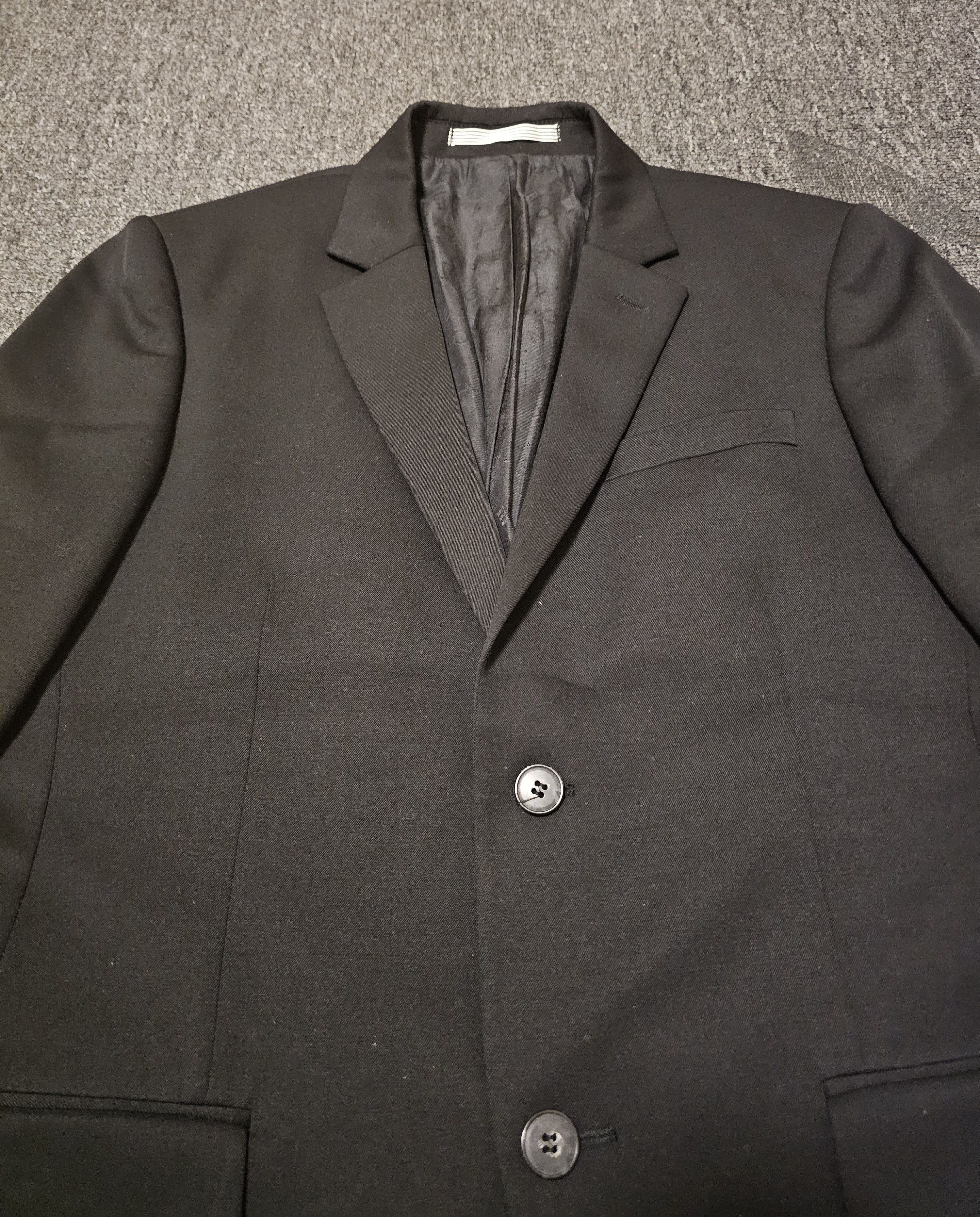 Kenzo Kenzo men's wool black suits size 48 like new Size 48R - 2 Thumbnail