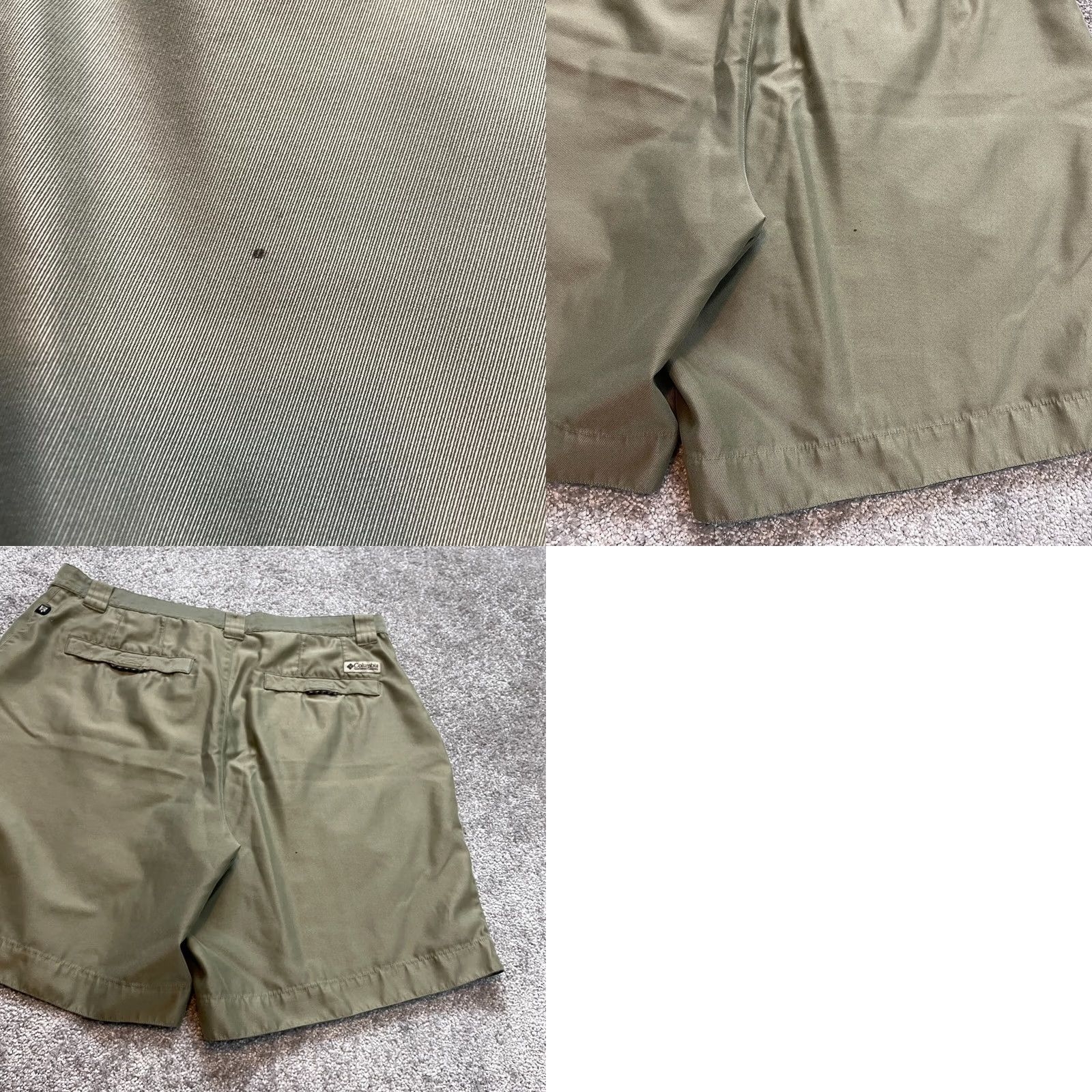 Vintage Columbia Sportswear Shorts Mens 38 Green Outdoor Hiking 9" Inseam Solid Athletic Pockets Size US 38 / EU 54 - 9 Thumbnail