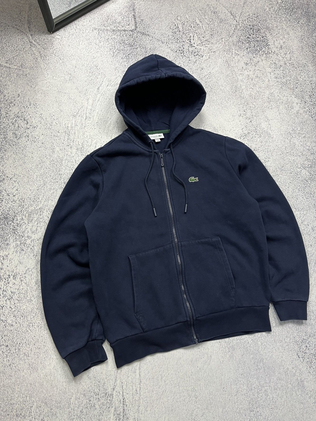 Lacoste Lacoste Zip Hoodie Mini Logo Casual Basic Streetwear Hype Size US M / EU 48-50 / 2 - 3 Thumbnail