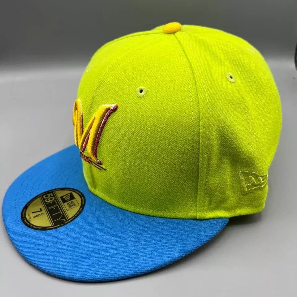 New Era Milwaukee Brewers Hat Men 7 5/8 59Fifty New Era Fitted Cap Size ONE SIZE - 3 Thumbnail