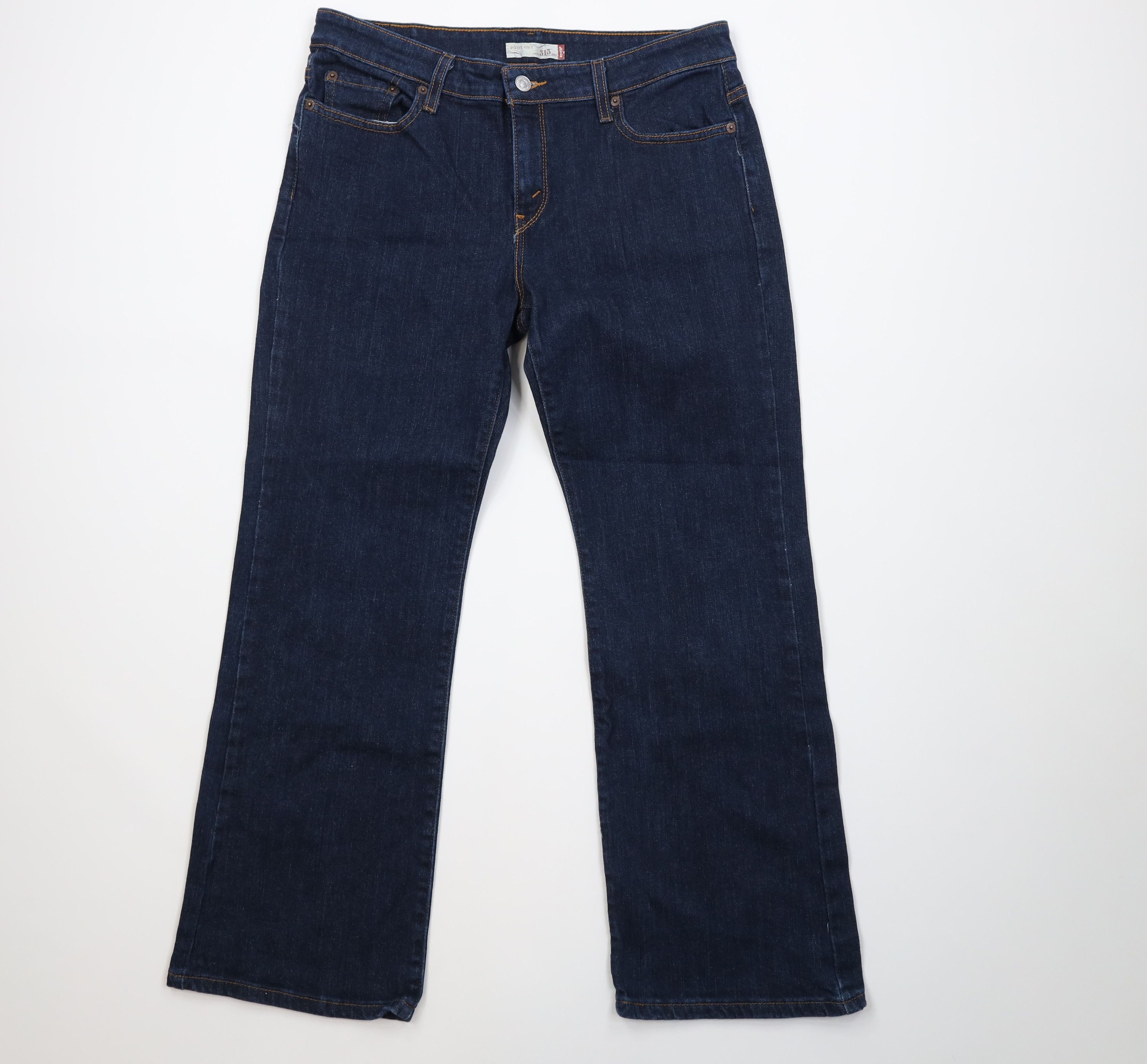 Levi's Vintage Y2K Levis 515 Babydoll Stretch Flared Bootcut Jeans Size 34" / US 12 / IT 48 - 1 Thumbnail