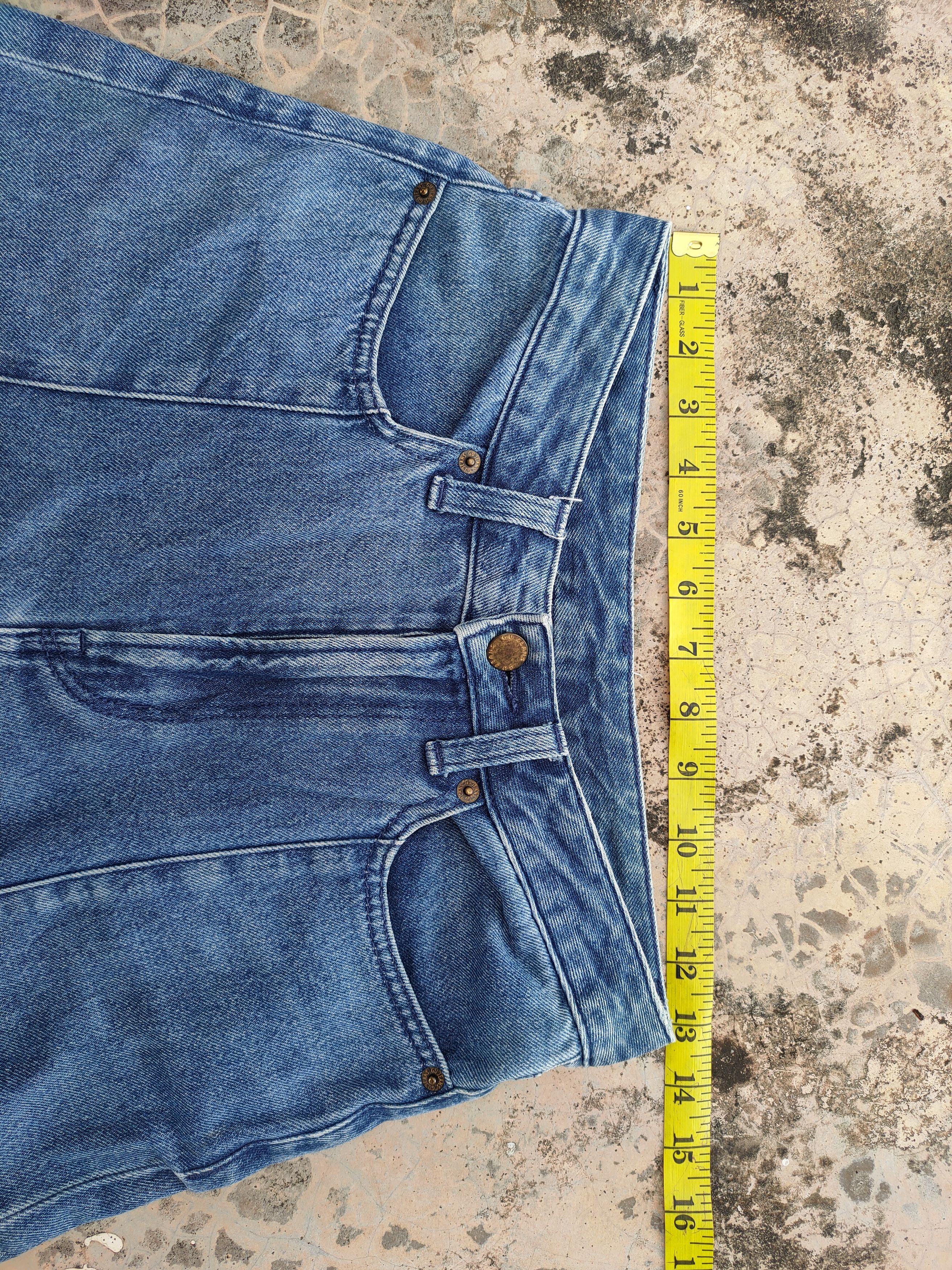 Japanese Brand VINTAGE JAPANESE GU FLARE RIPPED JEAN DENIM PANTS Size US 26 / EU 42 - 5 Thumbnail