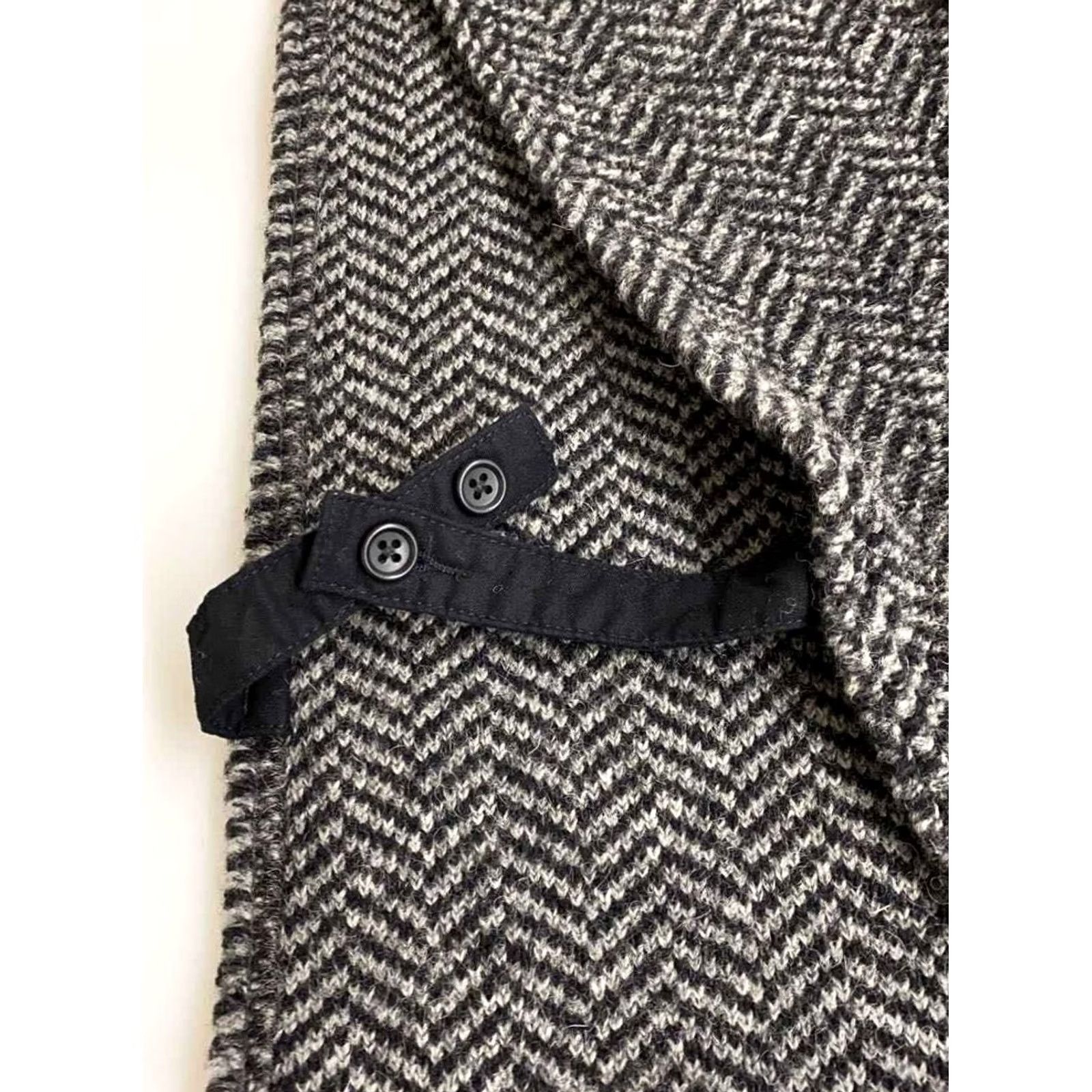 Engineered Garments Engineered Garments Hooded Interliner Wool Gray Herringbone Casual USED Mens Vest S Gray Size ONE SIZE - 3 Thumbnail
