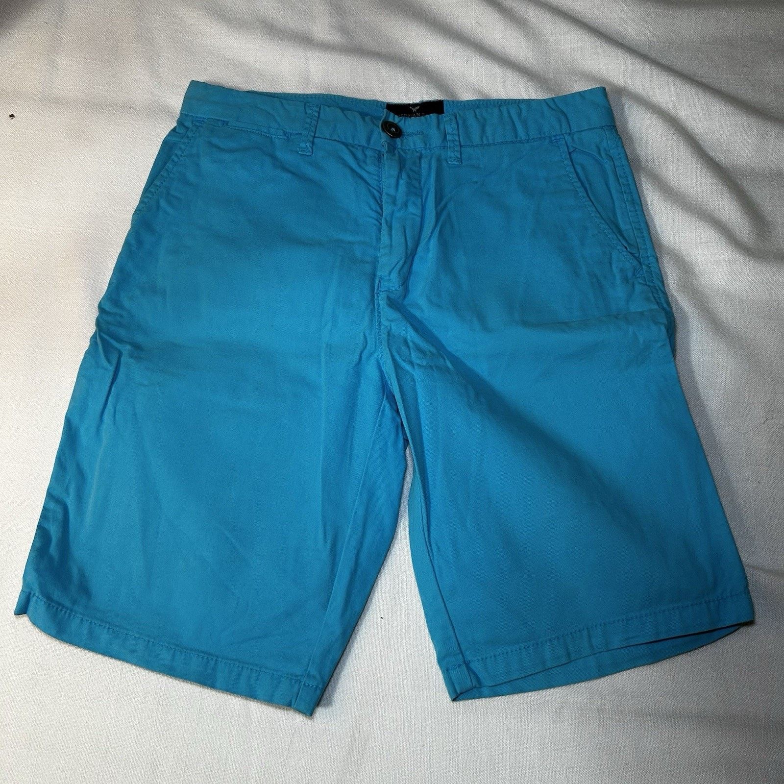 American Eagle Outfitters American Eagle Shorts Men 28 Chino Classic Fit Flat Front Size US 28 / EU 44 - 1 Thumbnail