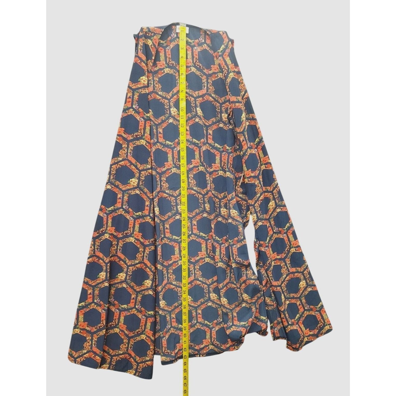 Other Lularoe Joy Split Seam Duster Vest Medium Hexagon Floral Pri Size M / US 6-8 / IT 42-44 - 3 Thumbnail