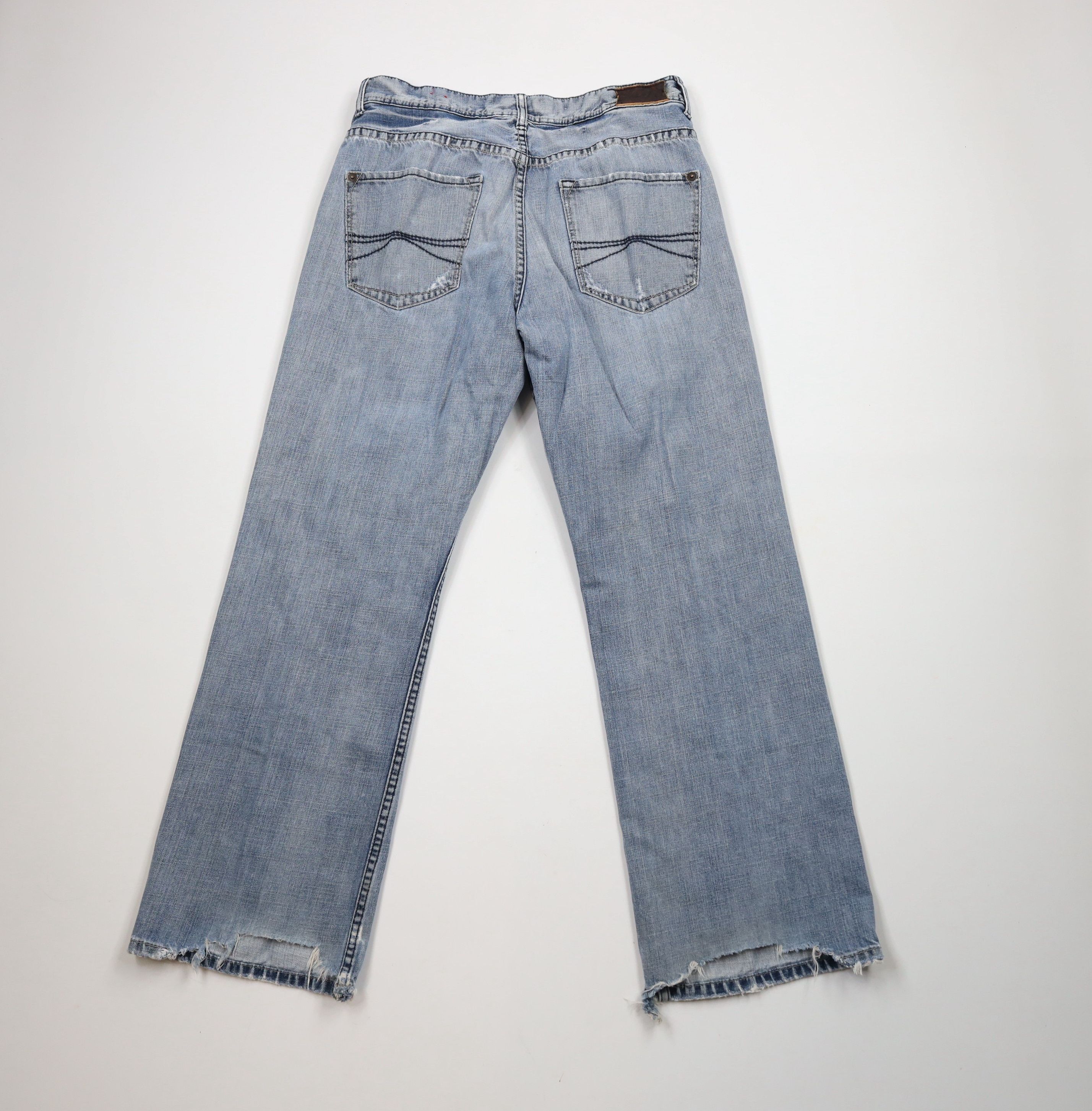 Express × Vintage Vintage Express X2 Denim Loose Fit Boot Cut Denim Jeans Size US 34 / EU 50 - 11 Thumbnail