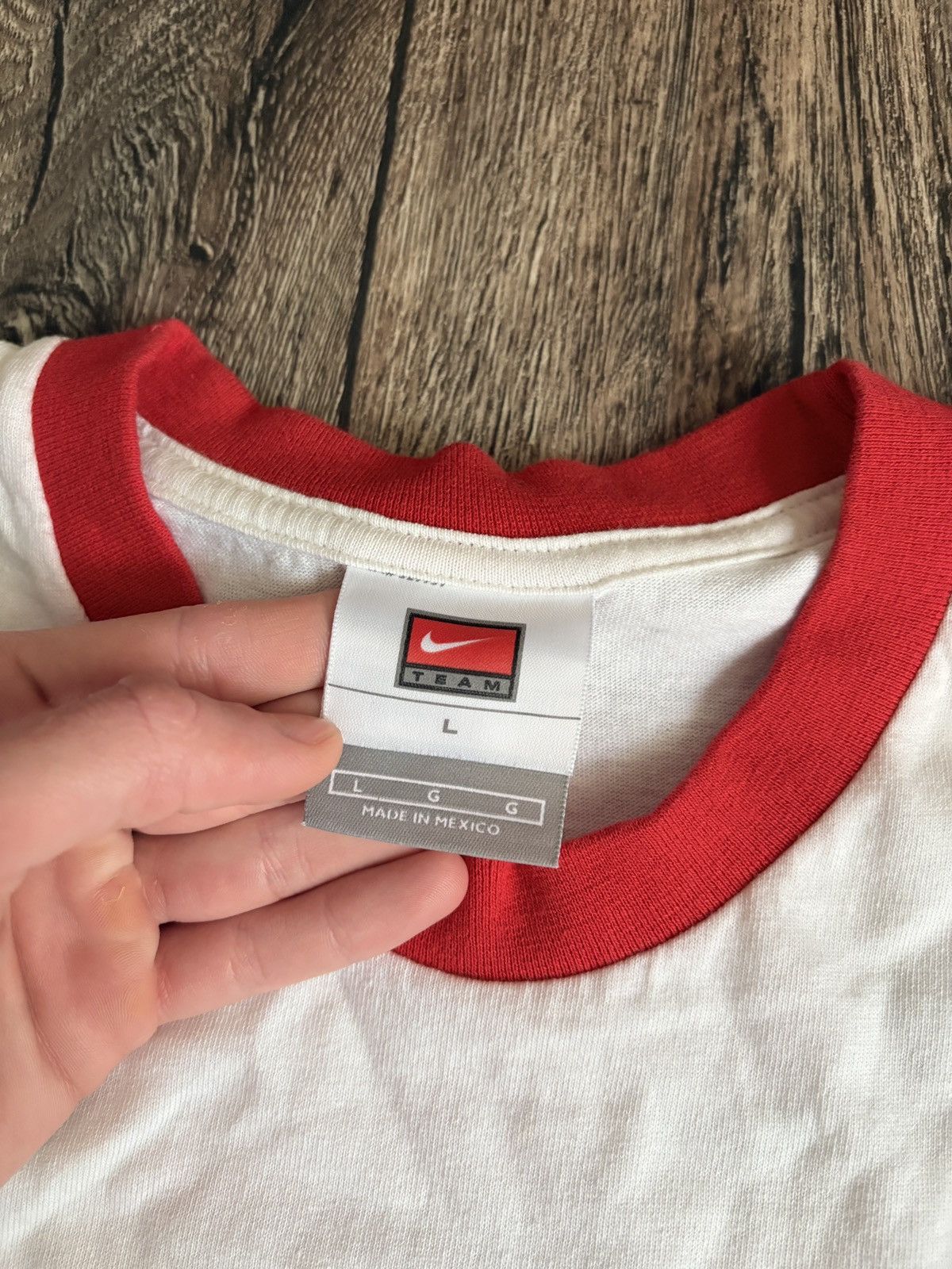 Vintage Nike Team Vintage USA Olympic Games Beijing 2008 T-Shirt Size US L / EU 52-54 / 3 - 3 Thumbnail
