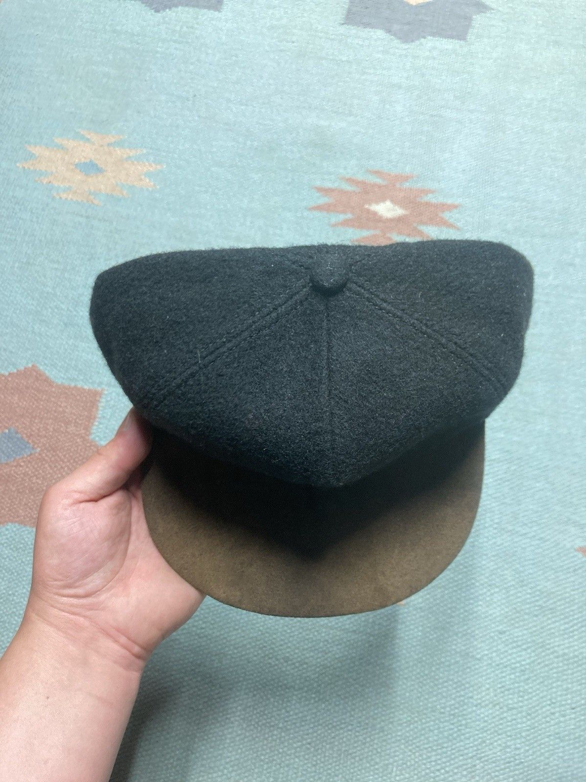 Vintage SnapBack hat wool adventure bound sports club leather suede Size ONE SIZE - 4 Thumbnail