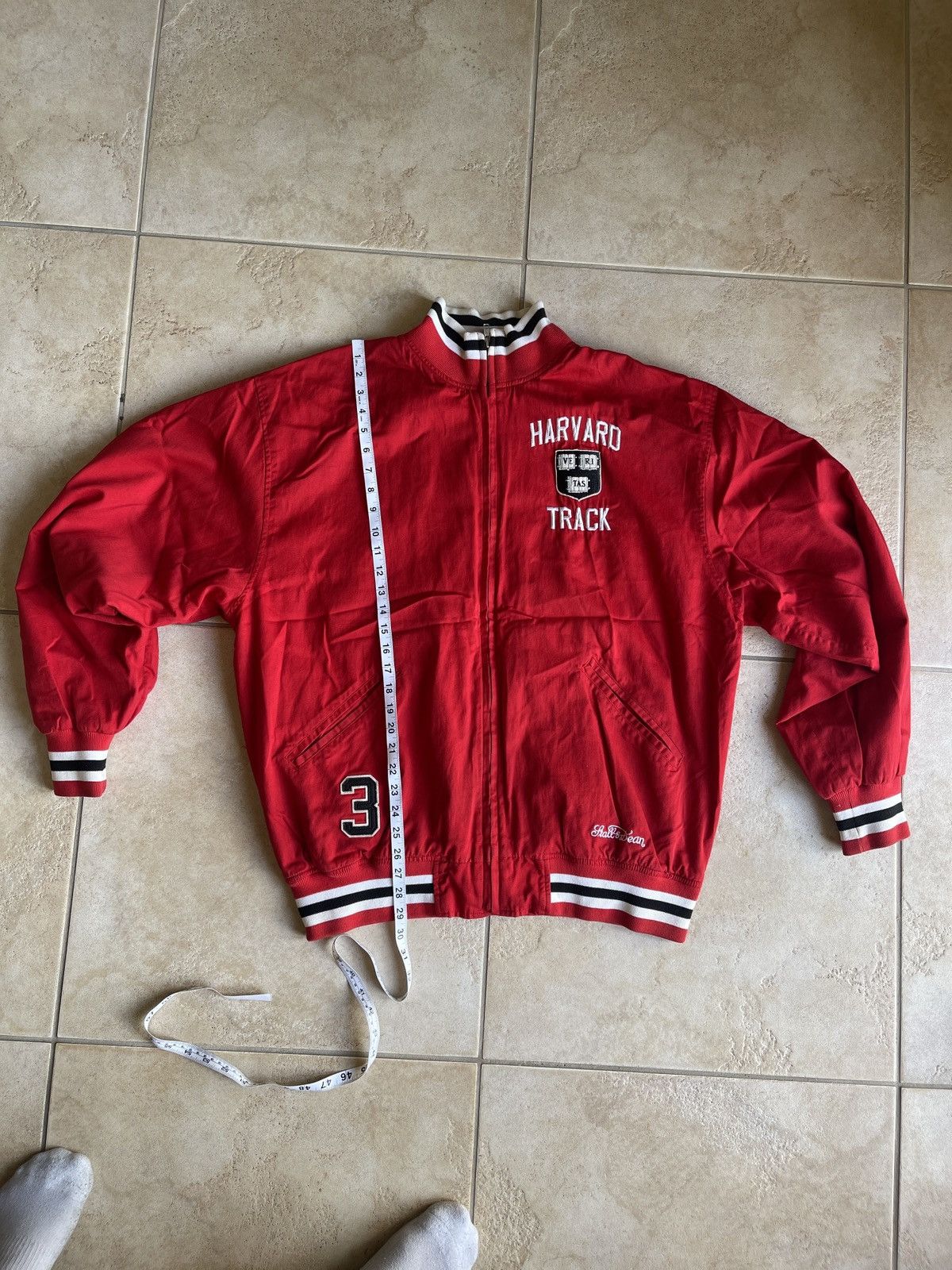 Stall and Dean Vintage Stall & Dean Men’s 2XL Varsity Red Jacket Harvard Size US XXL / EU 58 / 5 - 9 Thumbnail
