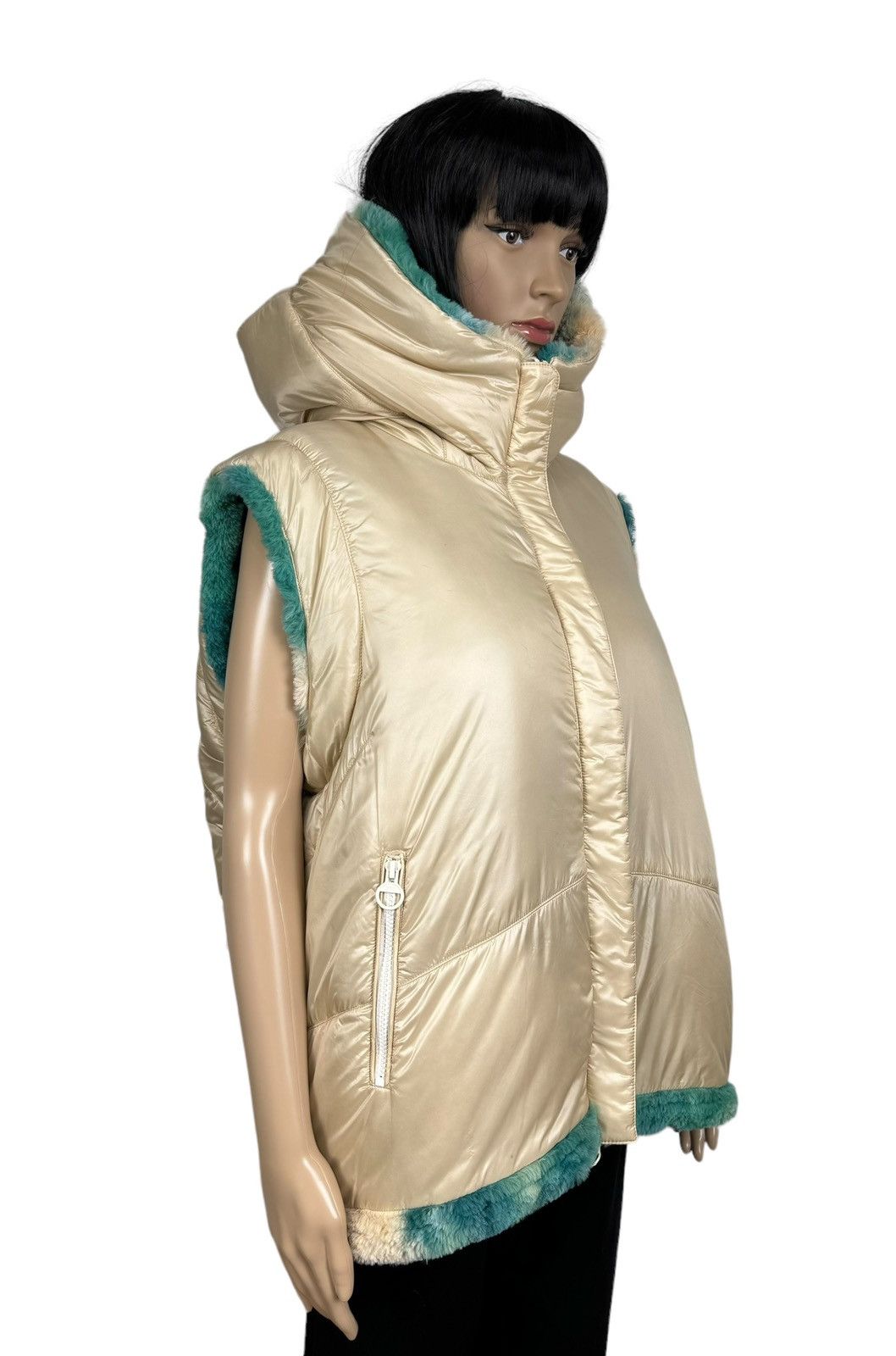 Other Duno Faux Fur Reversible Warm Gilet Vest size IT 42 Size M / US 6-8 / IT 42-44 - 12 Thumbnail