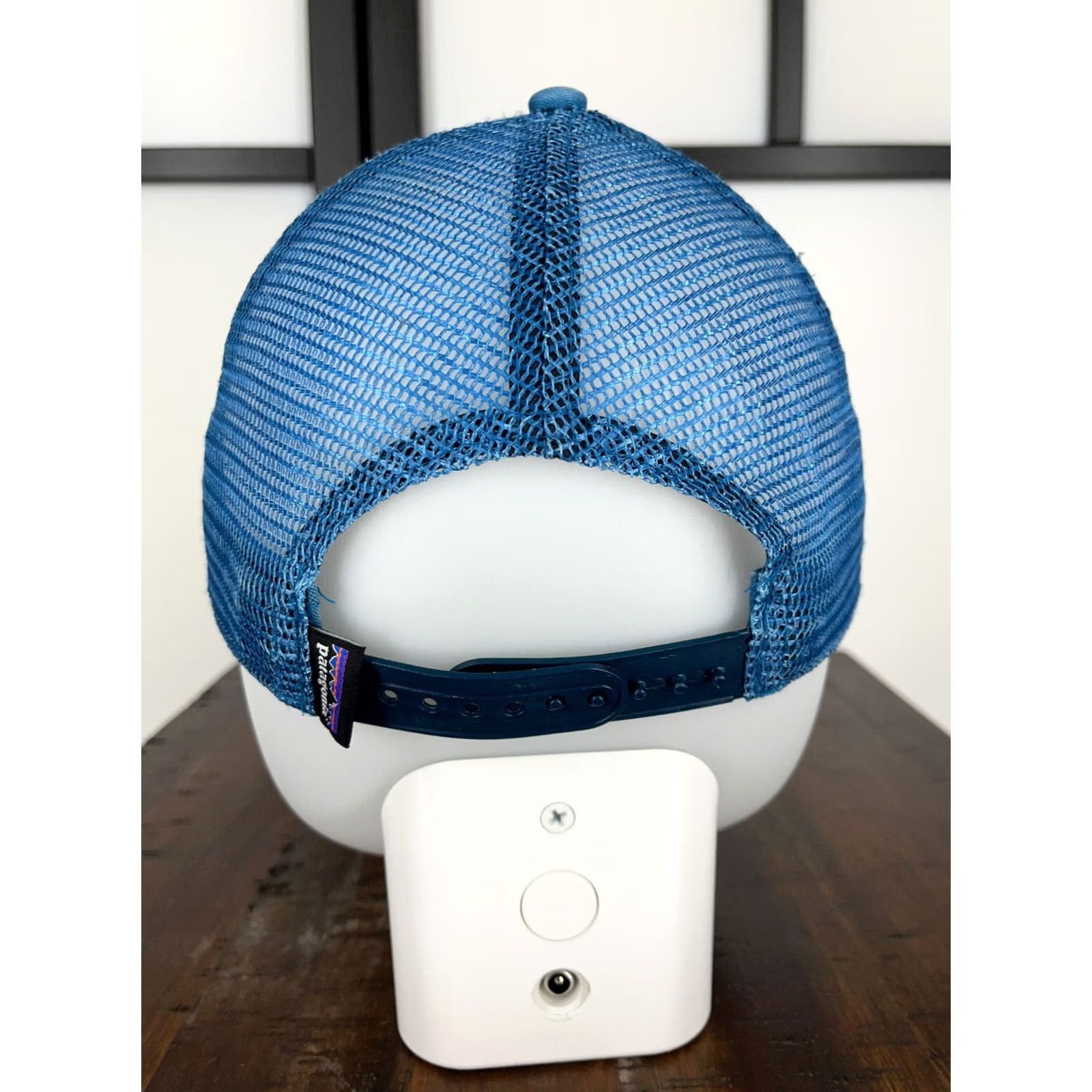 Patagonia Patagonia Hat Cap Snap Back Adult One Size Blue Twill Trucker Embroider Peaks Fitz Roy Men Snapback Hat Blue Size ONE SIZE - 6 Thumbnail
