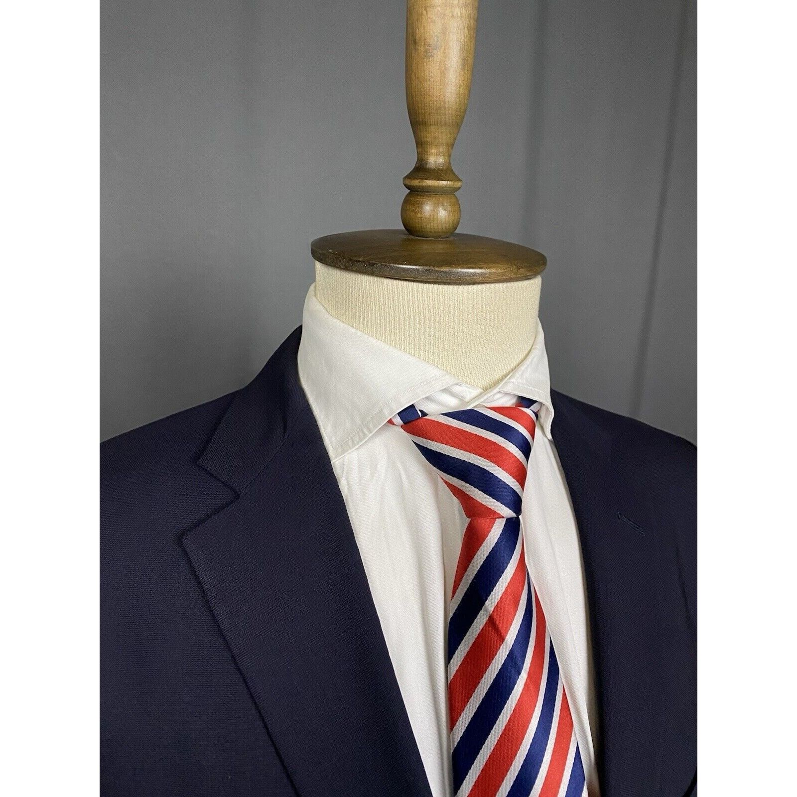 Boglioli Boglioli Men's Dark Blue Wool Blazer Jacket Size 54 Size 54R - 6 Thumbnail