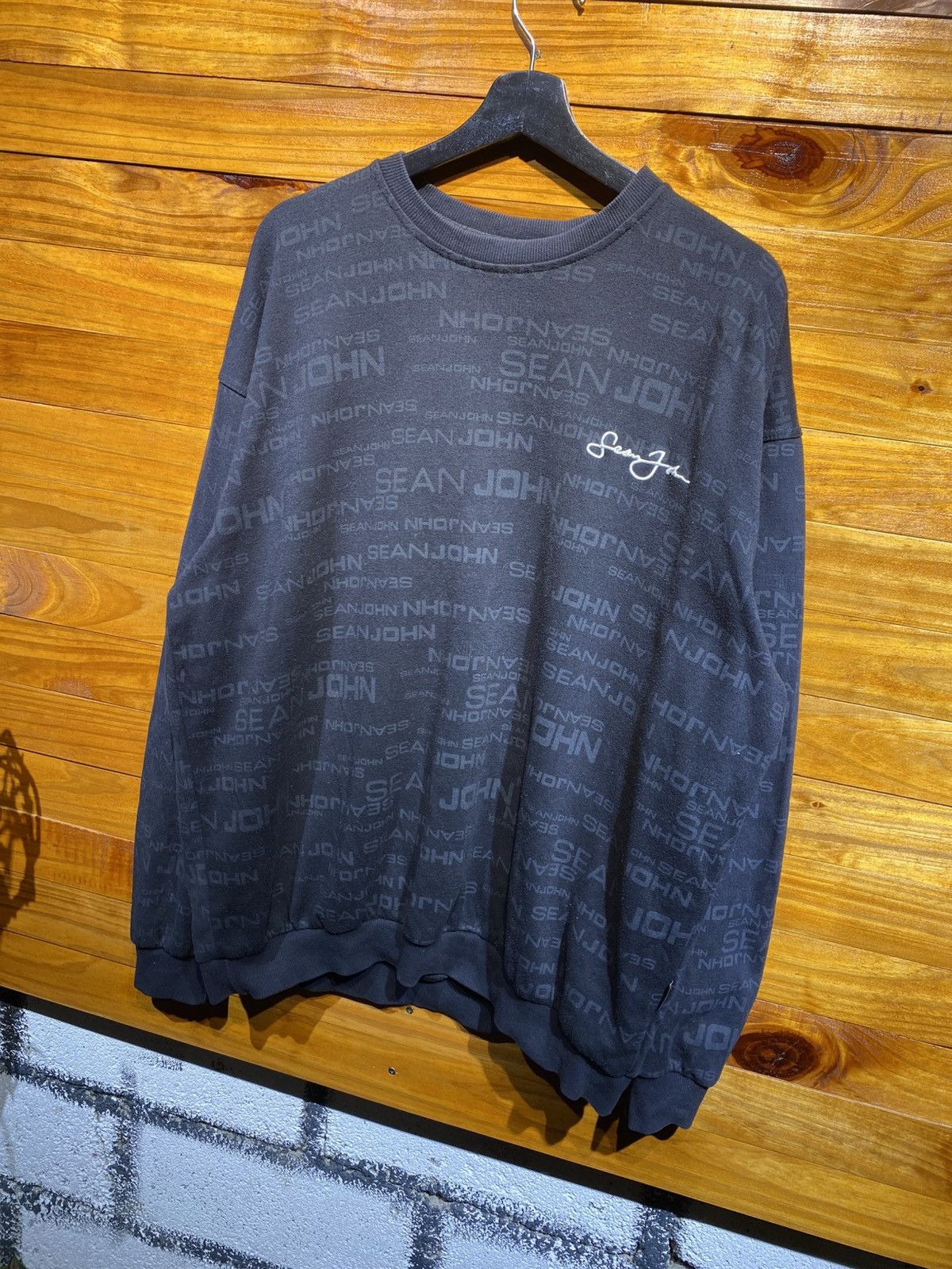 Sean John Vintage Sean John Sweatshirt Black Crewneck Made in Korea Size US XXL / EU 58 / 5 - 4 Thumbnail