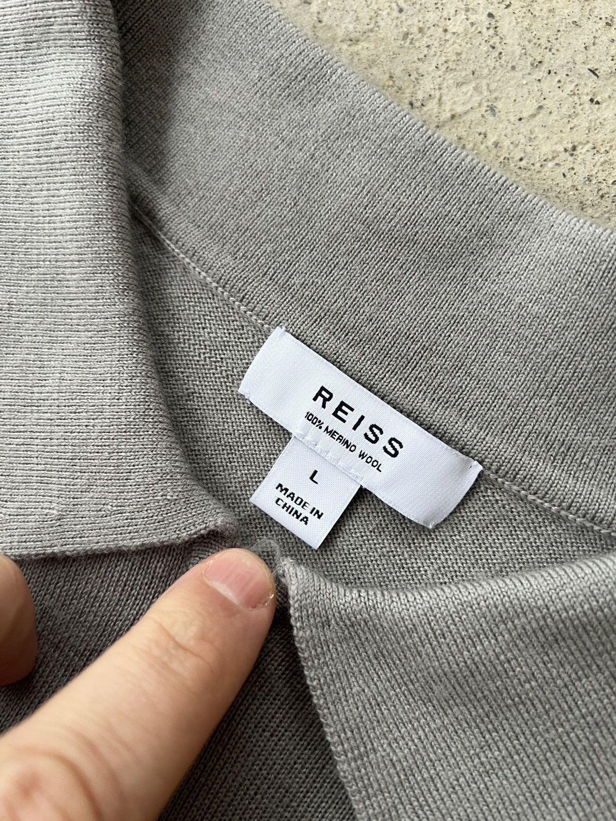 Reiss Reiss 100% Merino Wool Shirt Size US L / EU 52-54 / 3 - 2 Thumbnail