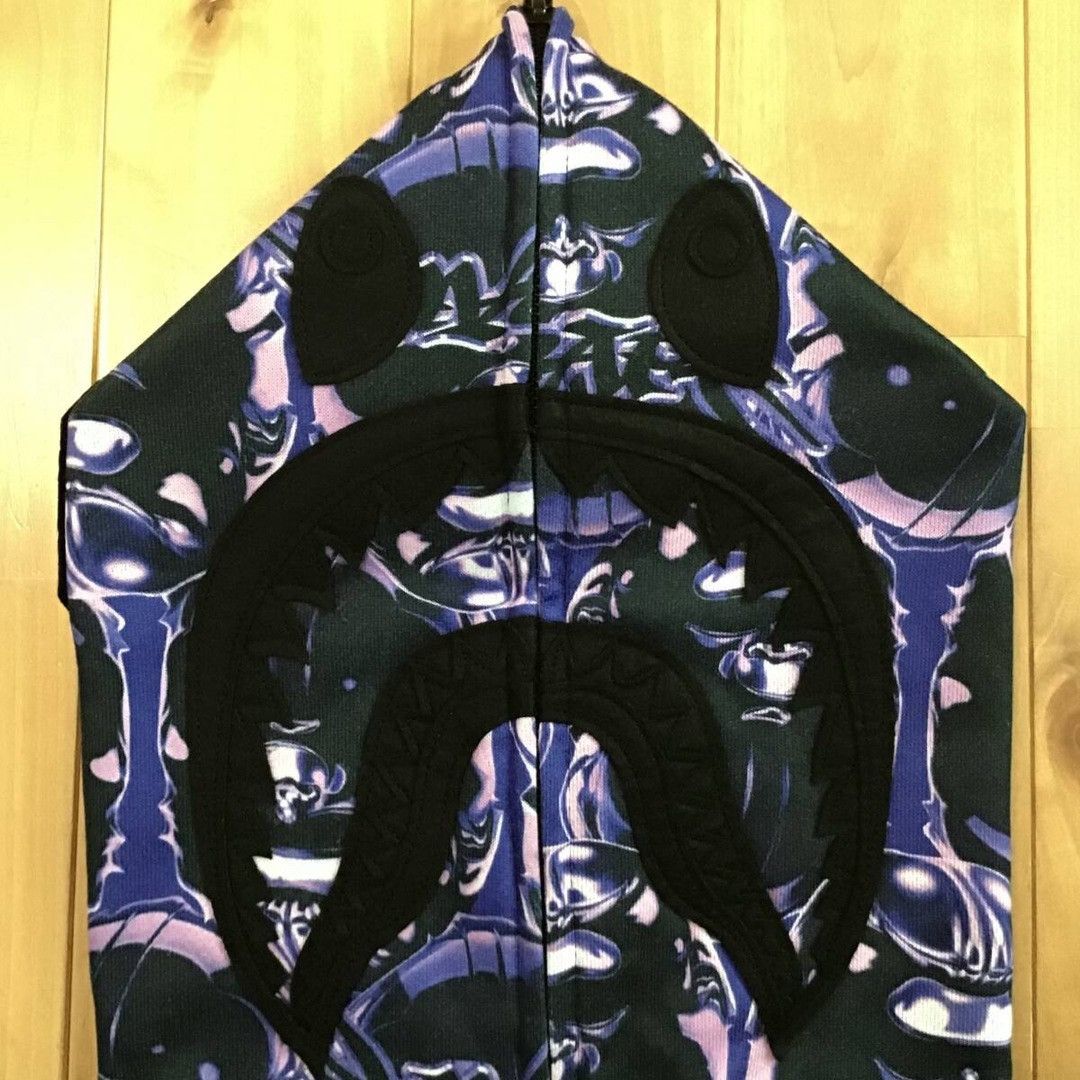 Bape BAPE APE HEAD GRAFFITI SHARK FULL ZIP HOODIE a bathing ape Size US S / EU 44-46 / 1 - 2 Thumbnail