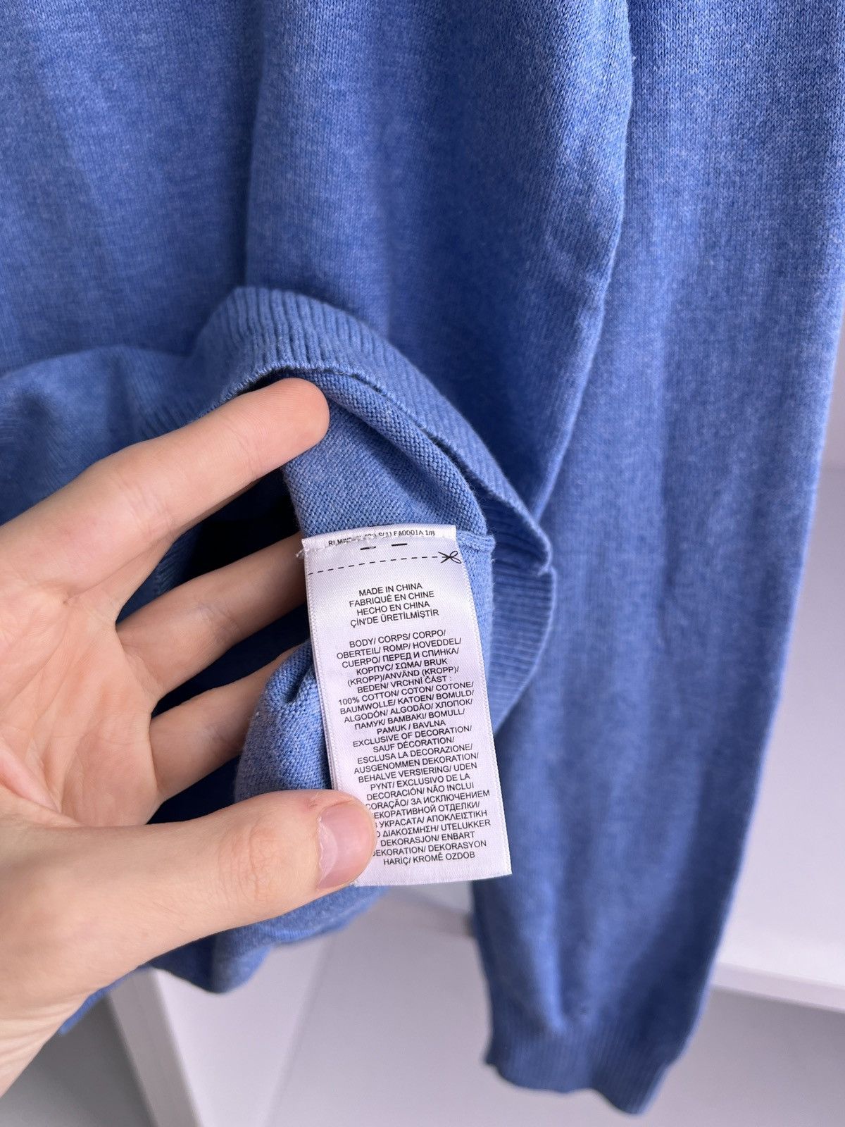 Polo Ralph Lauren × Vintage Vintage Polo Ralph Lauren V-neck Sweater Size US M / EU 48-50 / 2 - 9 Thumbnail